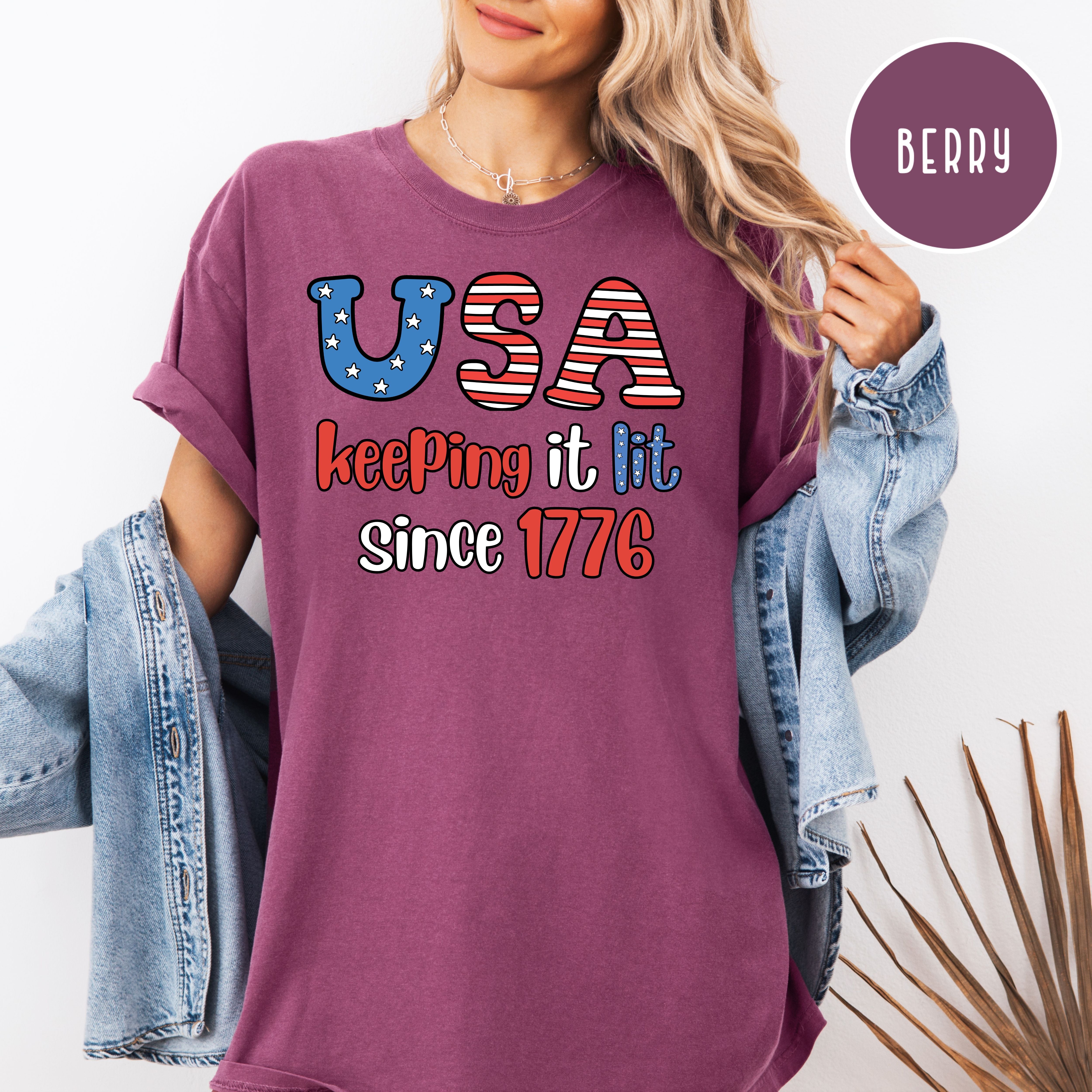 Celebrate America 250 Years Comfort Colors 4th of July Shirt