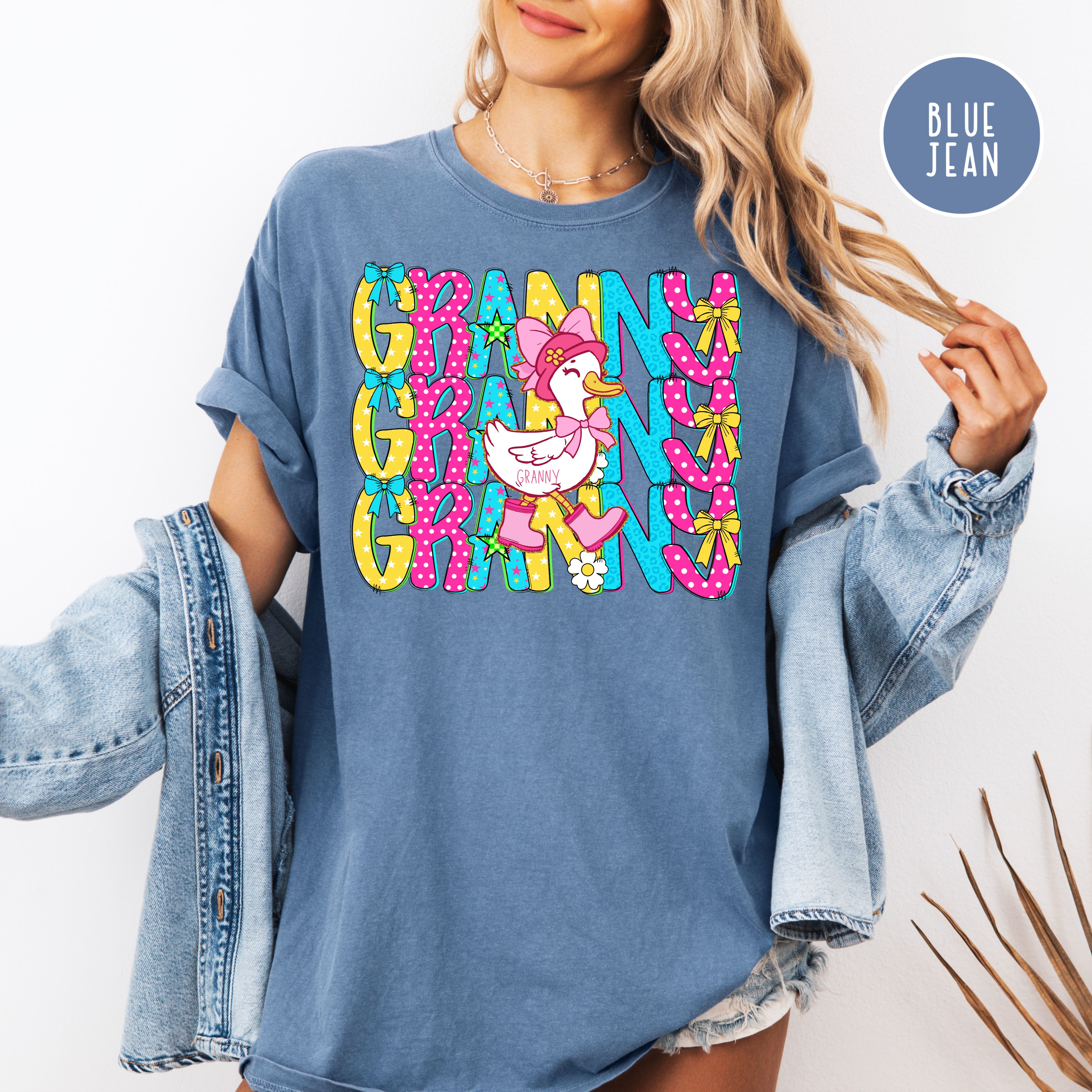 Granny Silly Goose Grandma Comfort Colors Tee