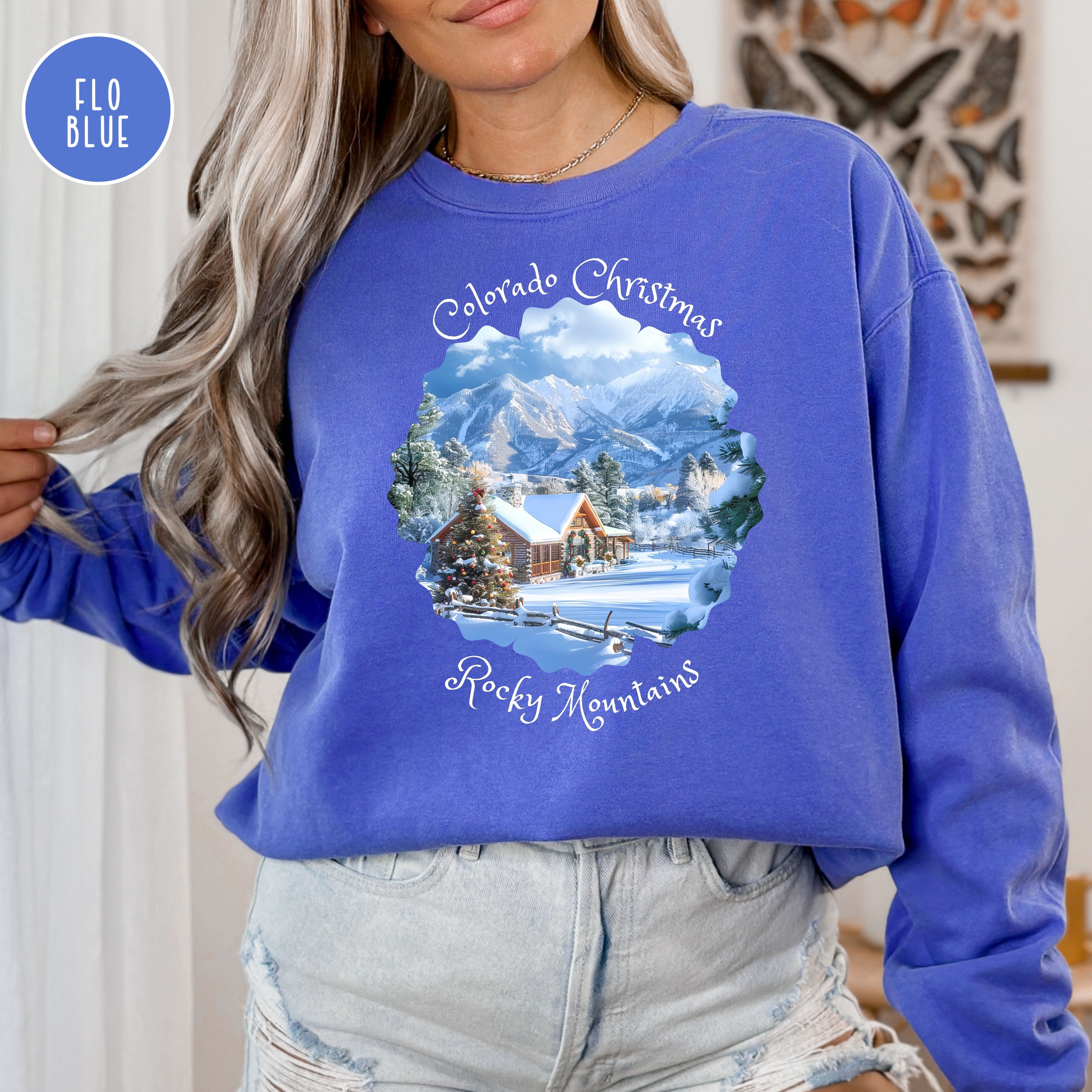 Colorado Christmas Comfort Colors® Sweatshirt