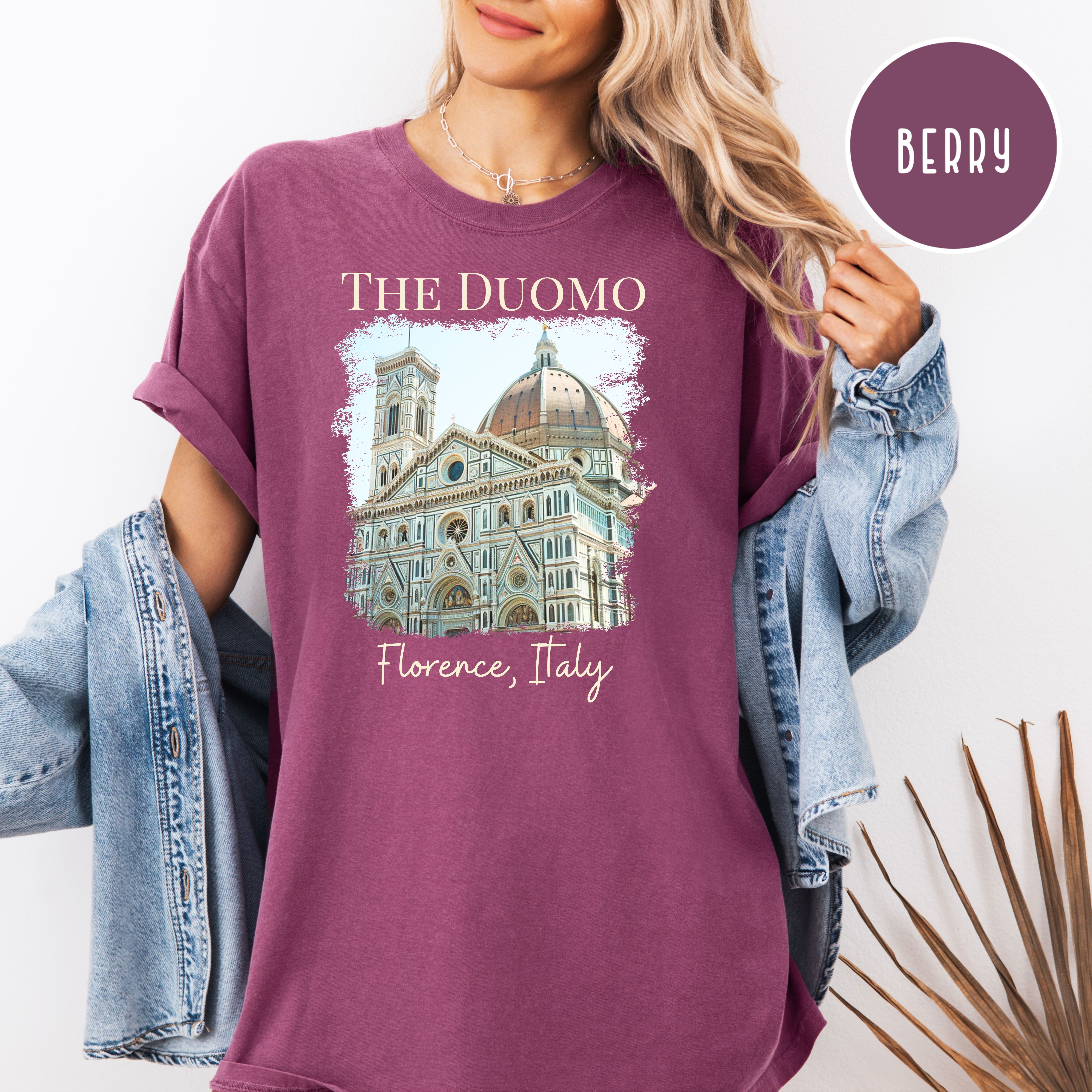 The Duomo in Florence Italy Comfort Colors Tee