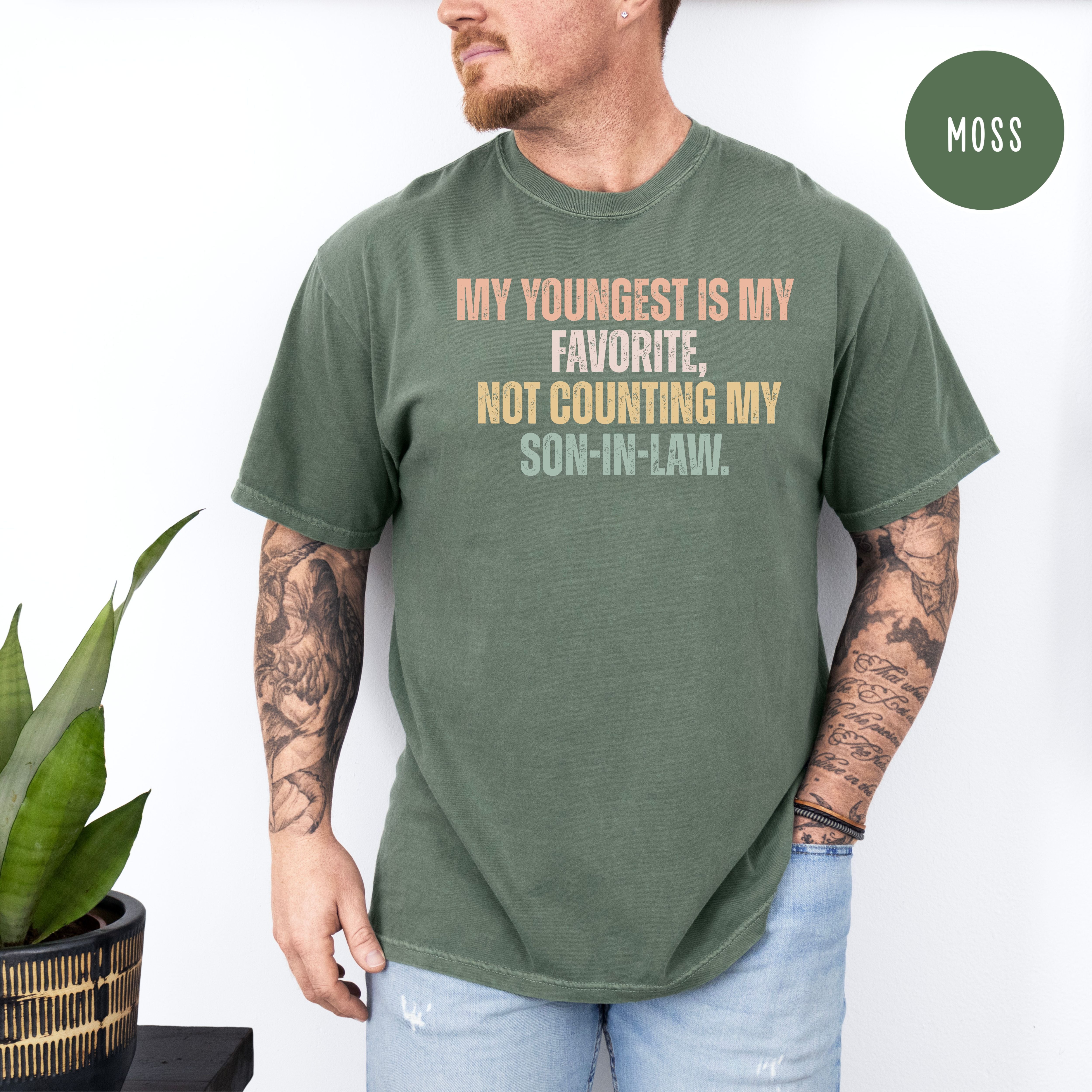 Son-In-Law Comfort Colors T-Shirt, Mother's Day Gift, Father's Day Shirt