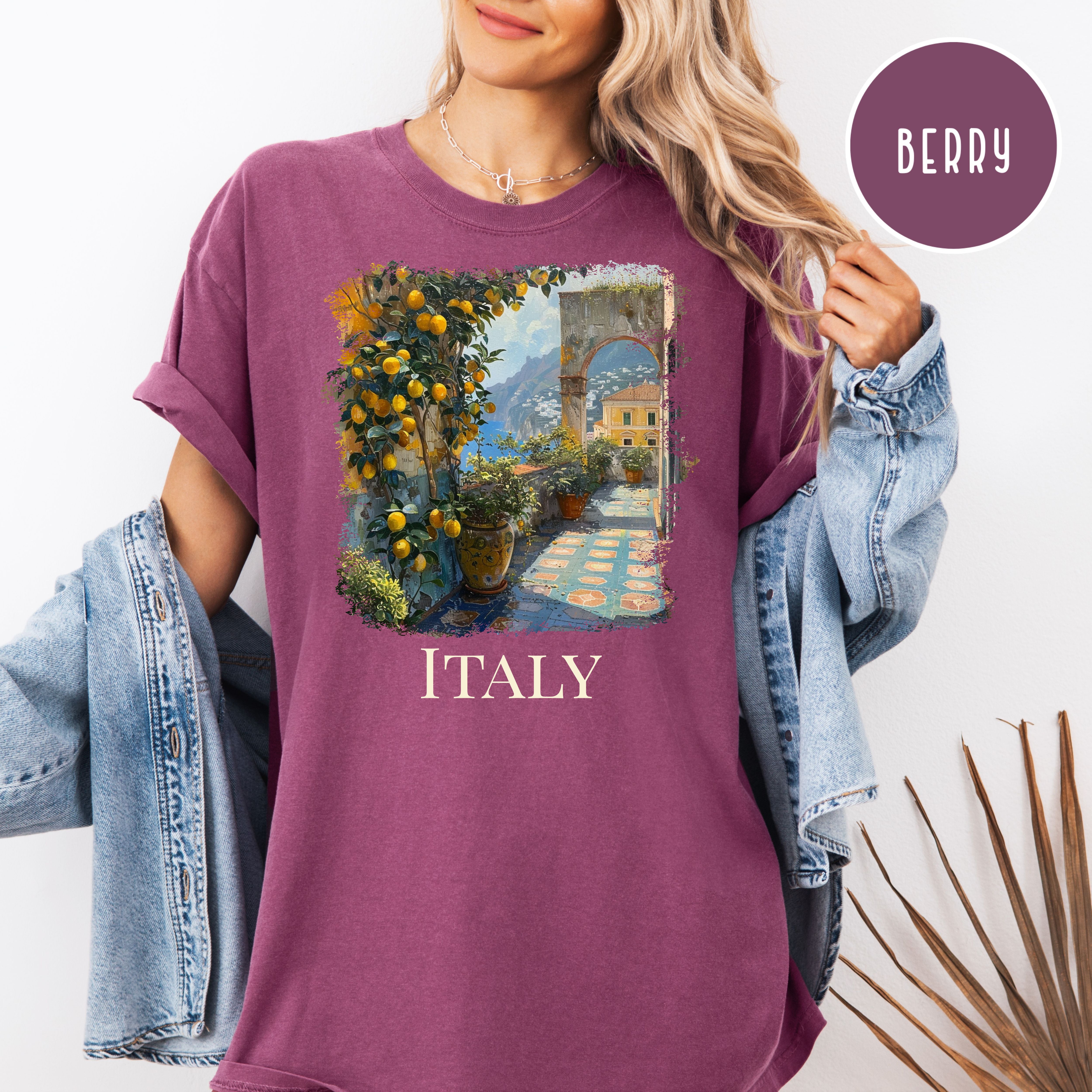 Italy Lover Comfort Colors Vacation Gift Tee
