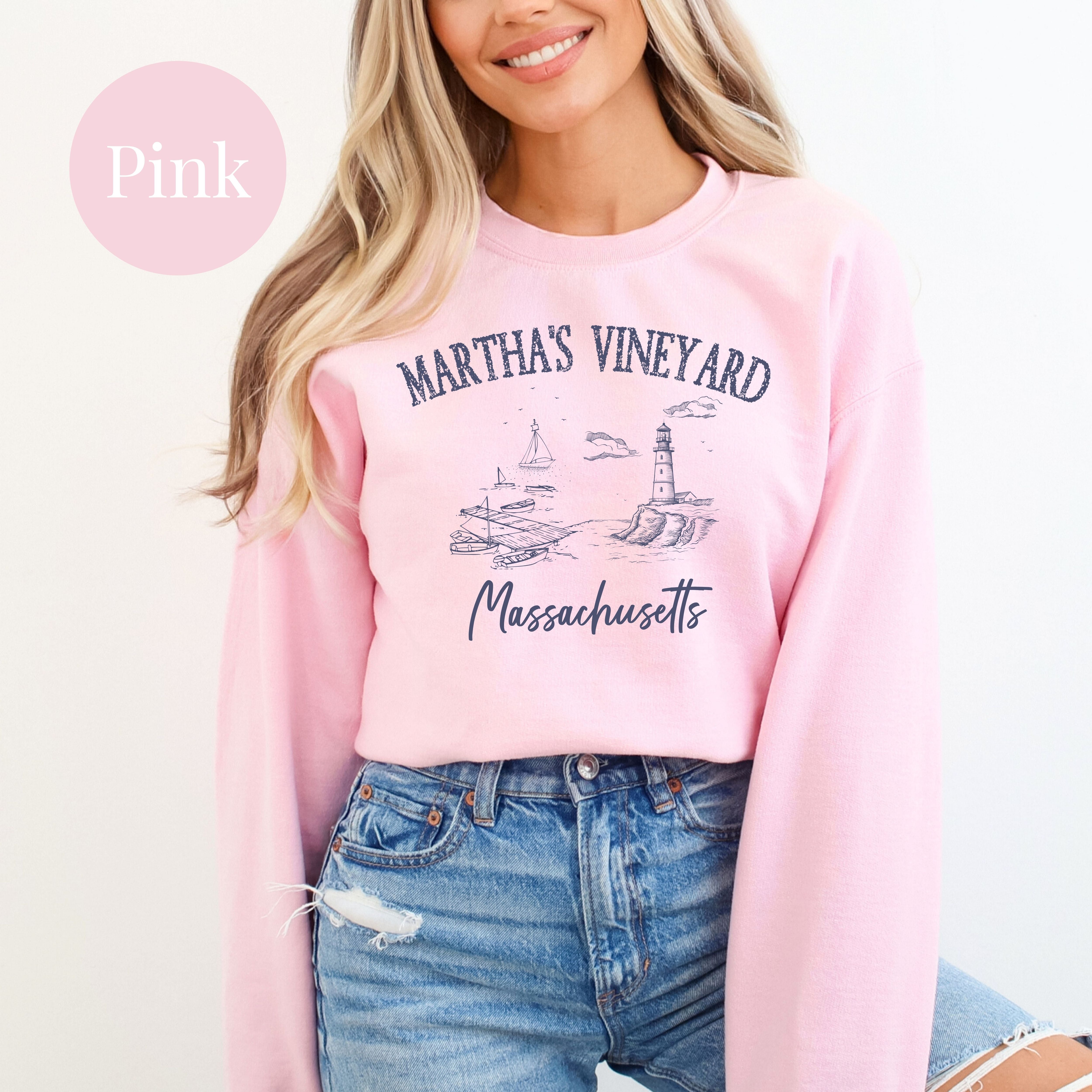 Martha's Vineyard Summer Vacation Sweatshirt
