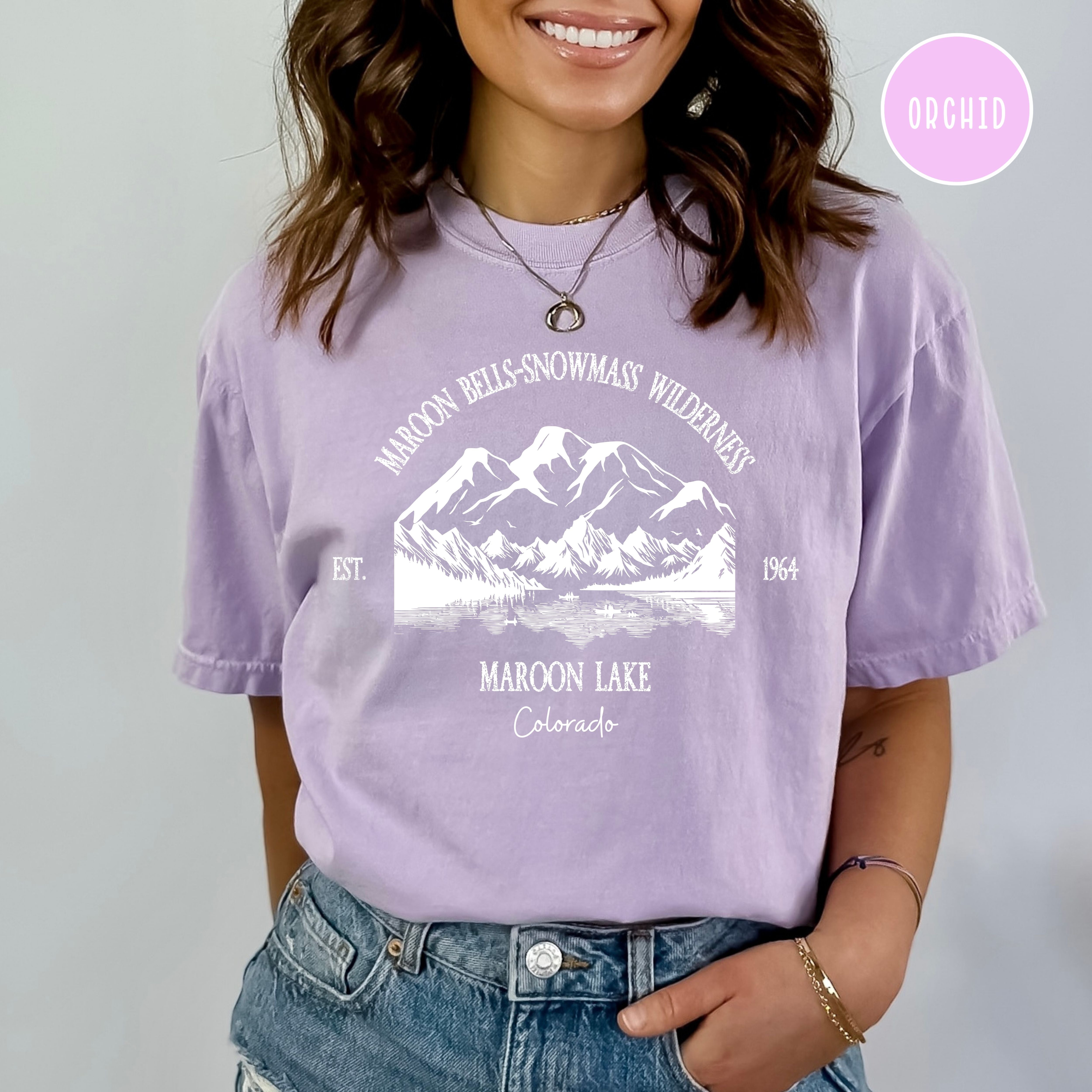 Maroon Bells-Snowmass Wilderness Maroon Lake Comfort Colors® Tee
