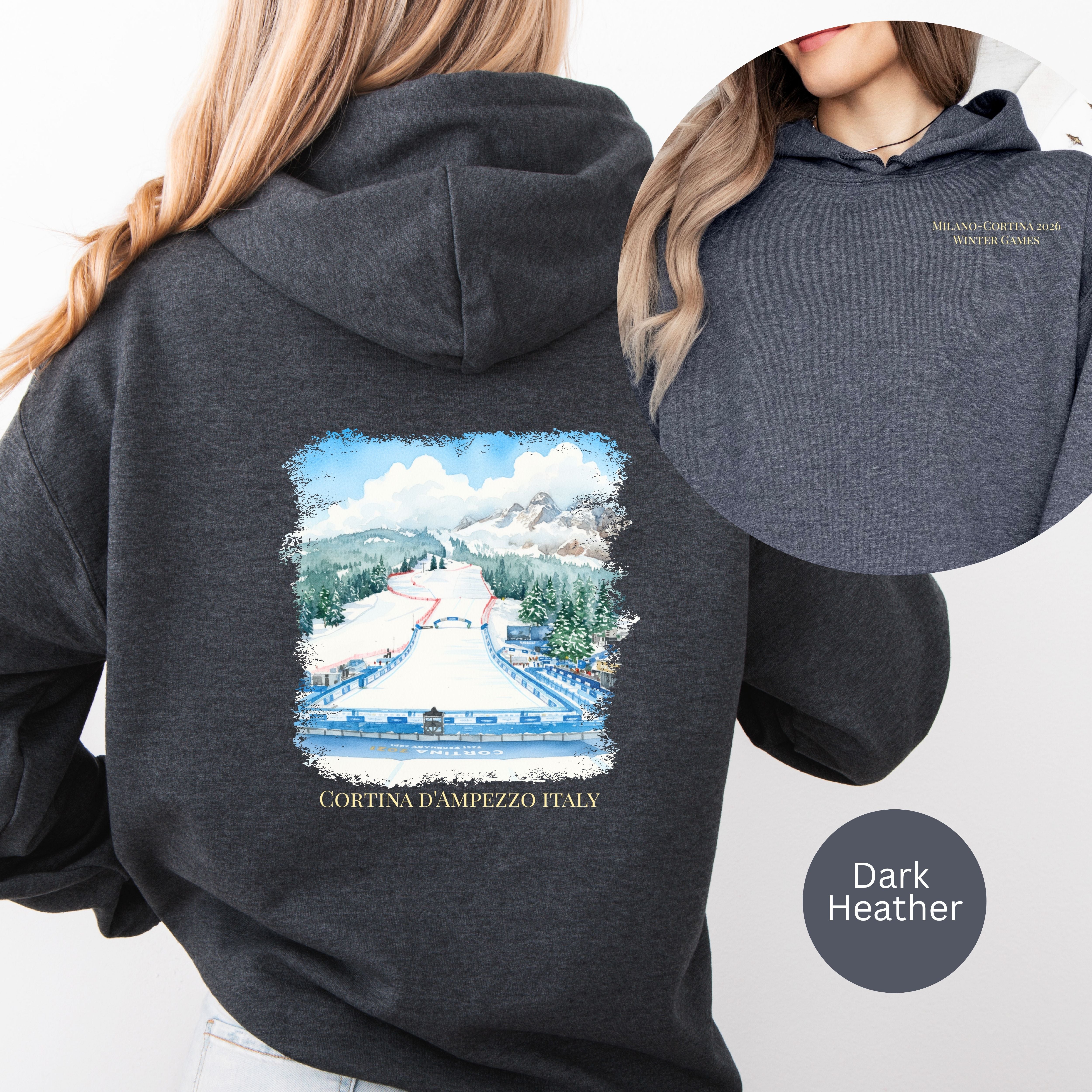 Milano Cortina d'Ampezzo Italy 2026 Winter Games Pullover Hoodie