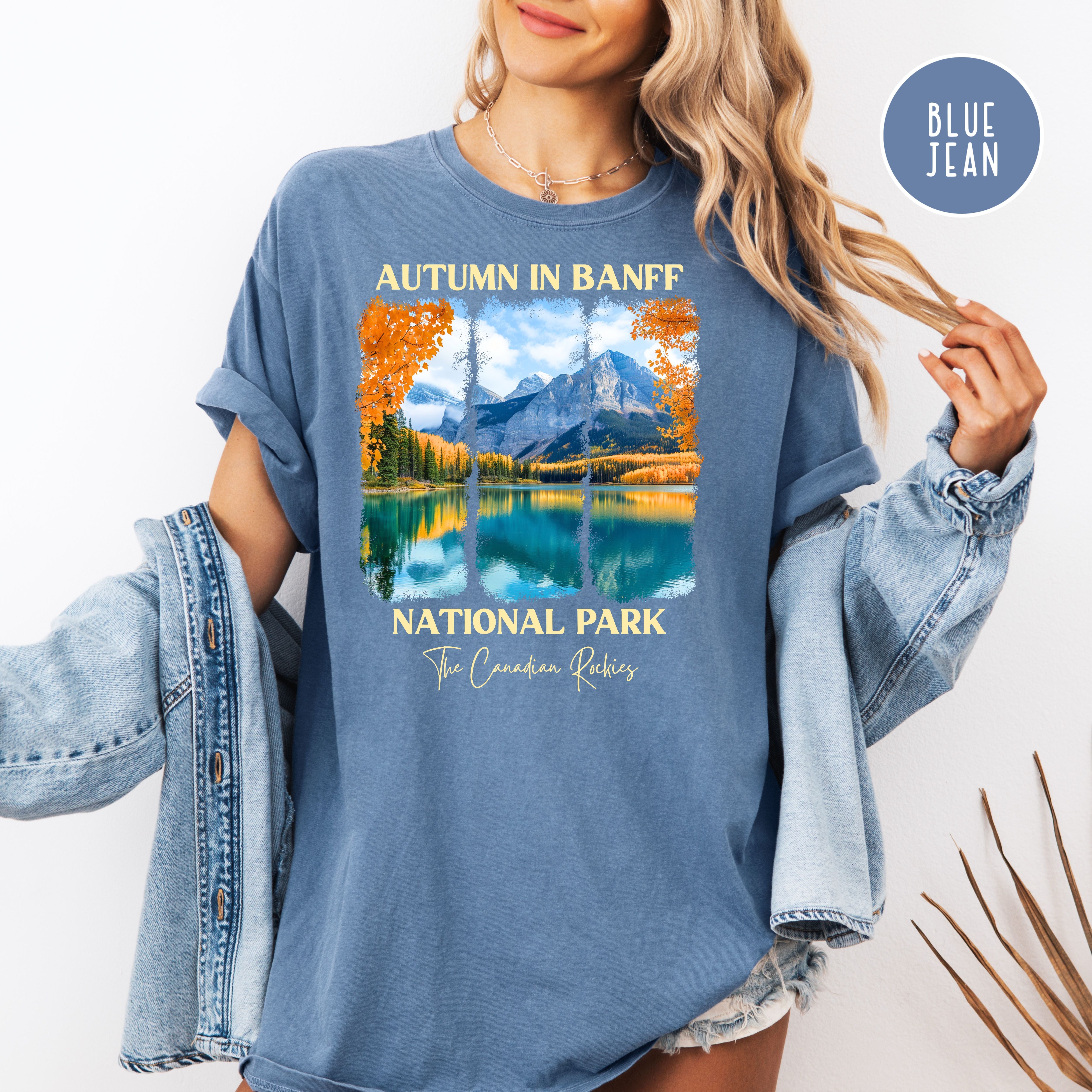 Autumn in Banff National Park Comfort Colors Unisex Tee