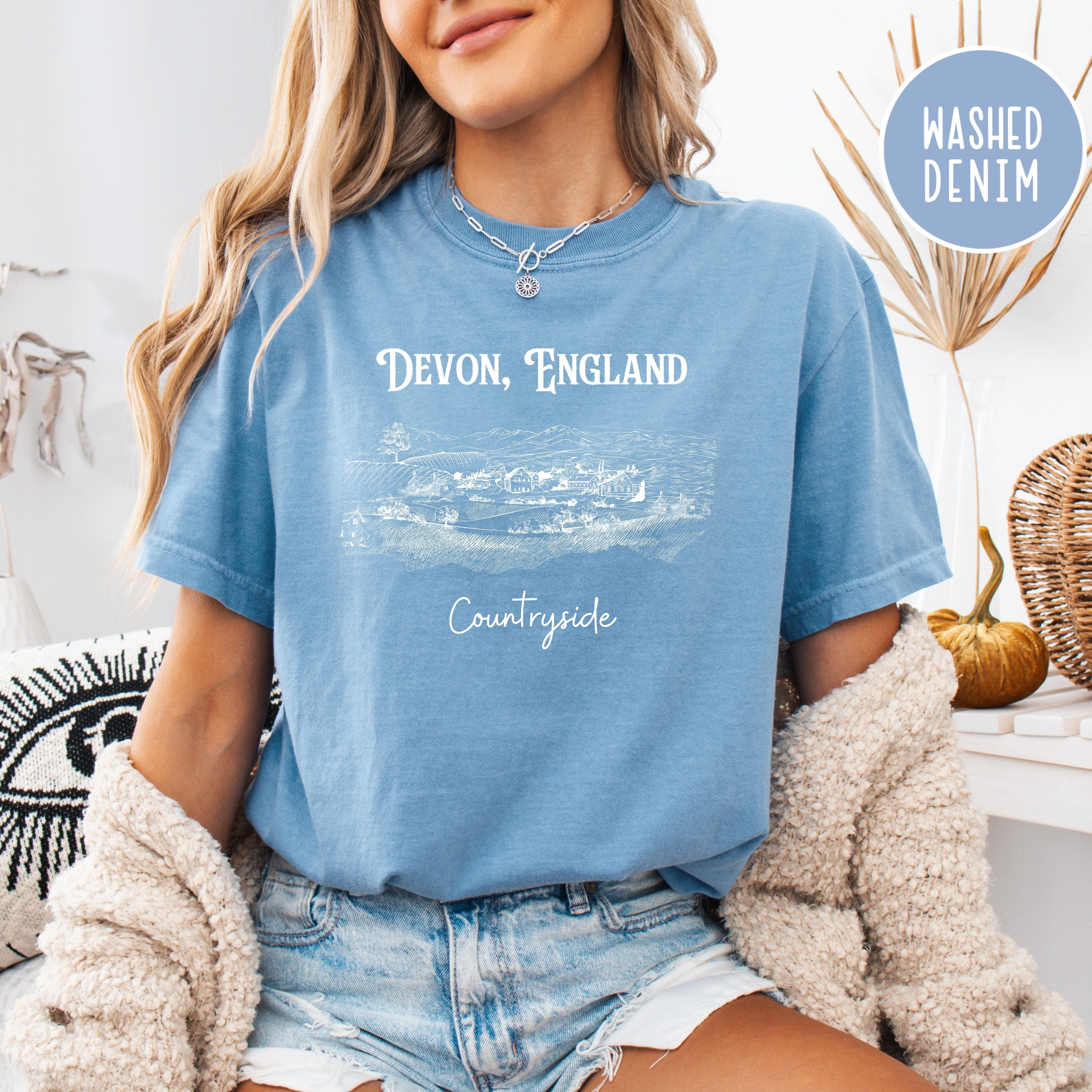 Devon England Countryside Comfort Colors® Tee