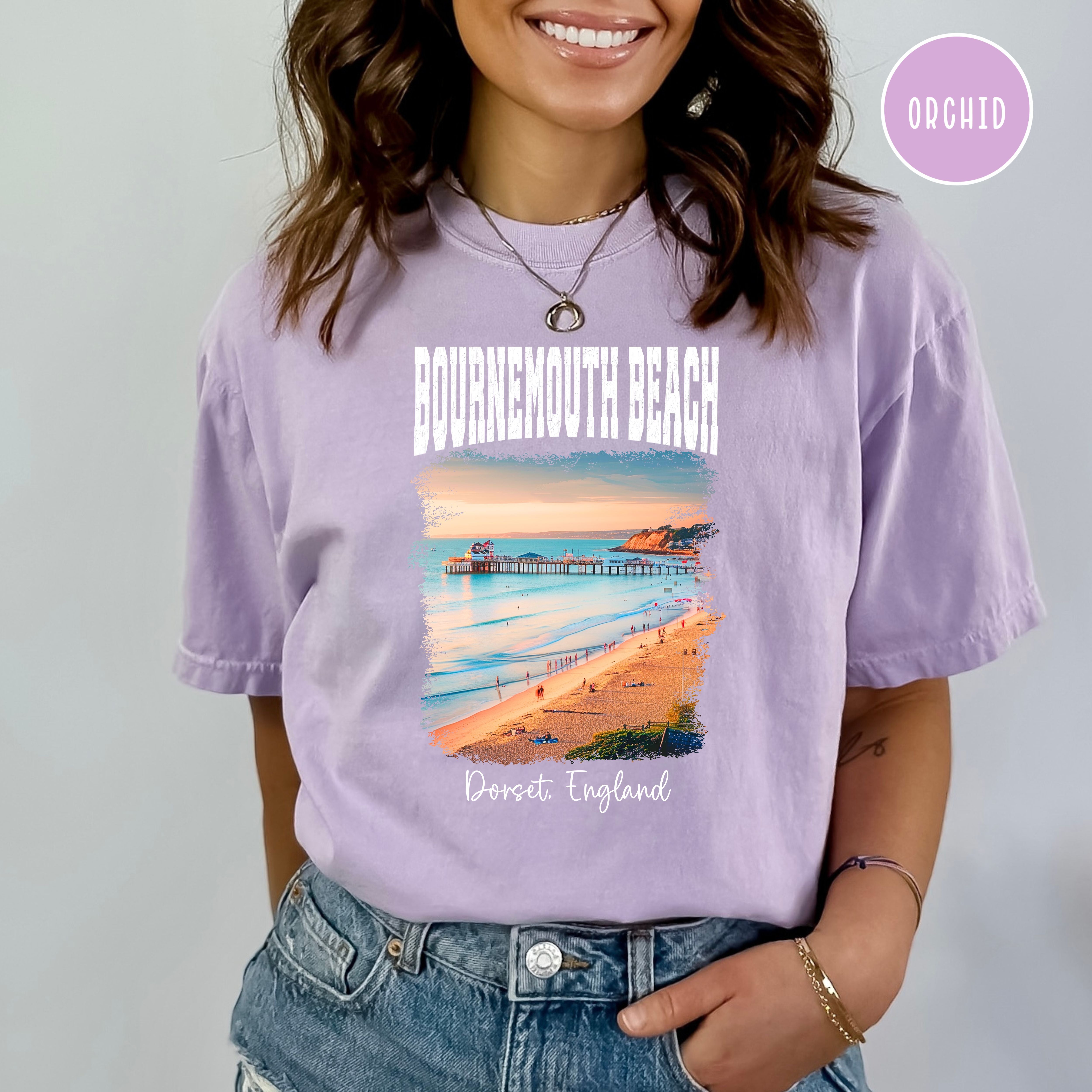 Bournemouth Beach Dorset England Comfort Colors® Tee