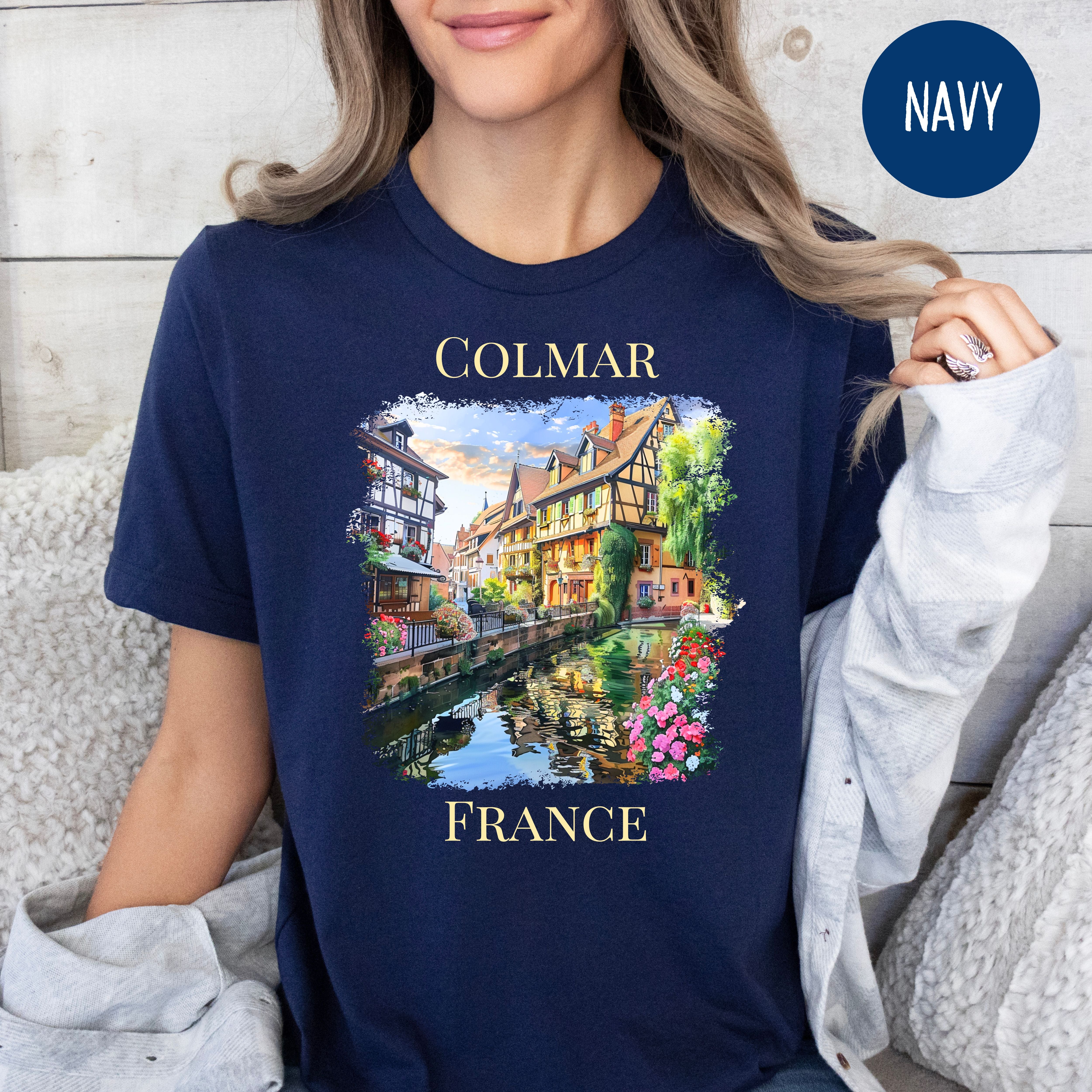 Colmar France Bella Canvas Vacation Gift Shirt