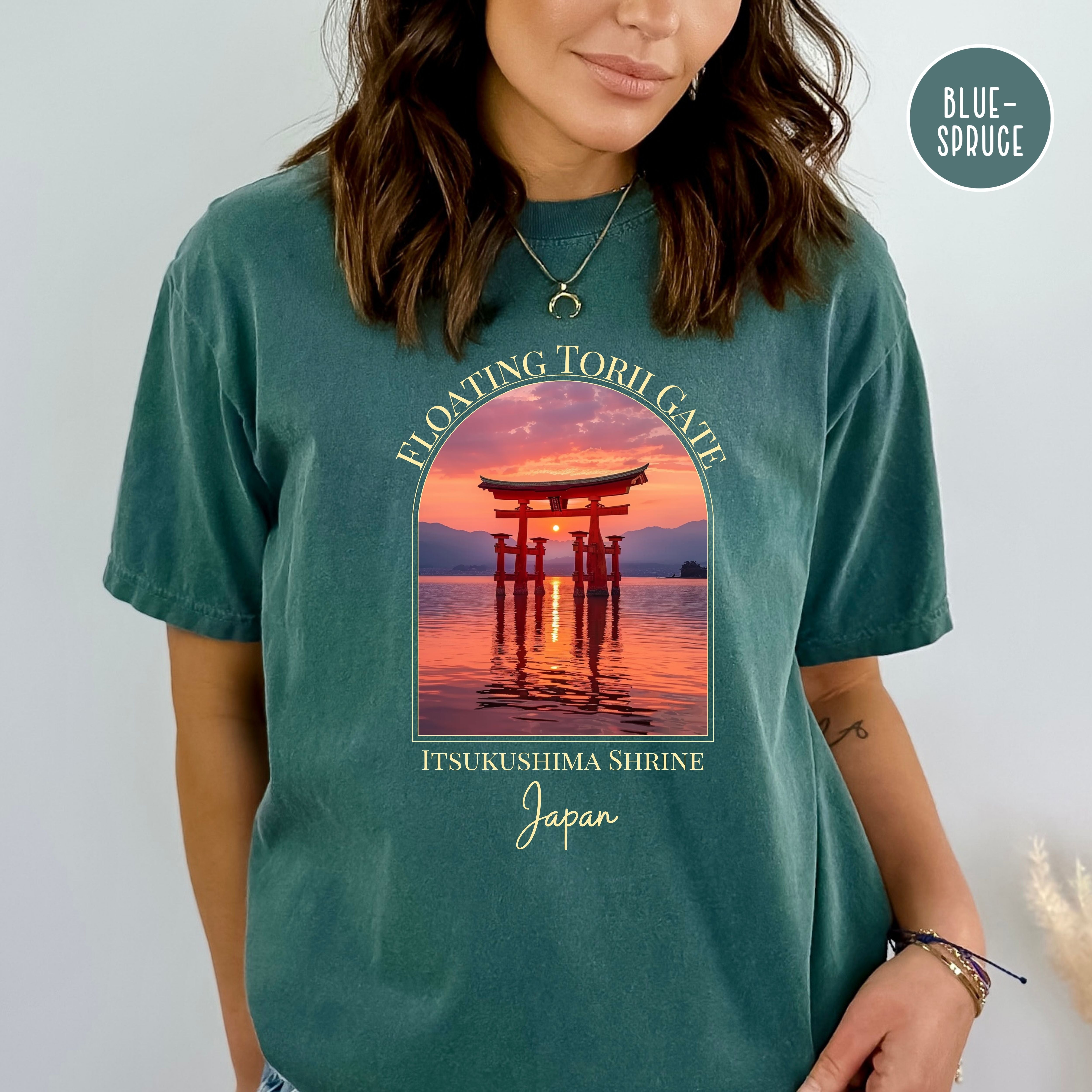 Floating Torii Gate Miyajima Shrine Comfort Colors® Tee