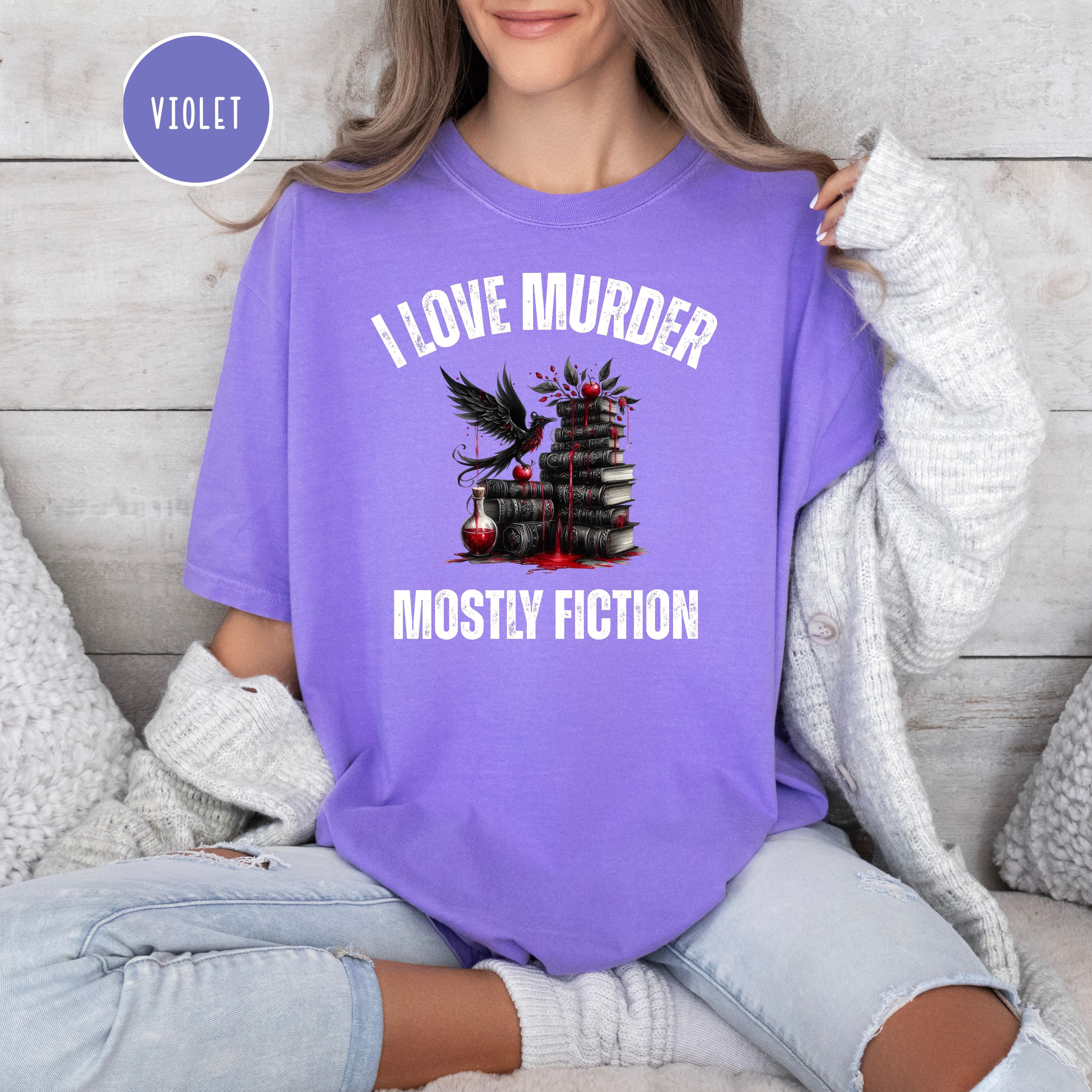 Murder Mystery Book Lover Unisex Comfort Colors T-Shirt