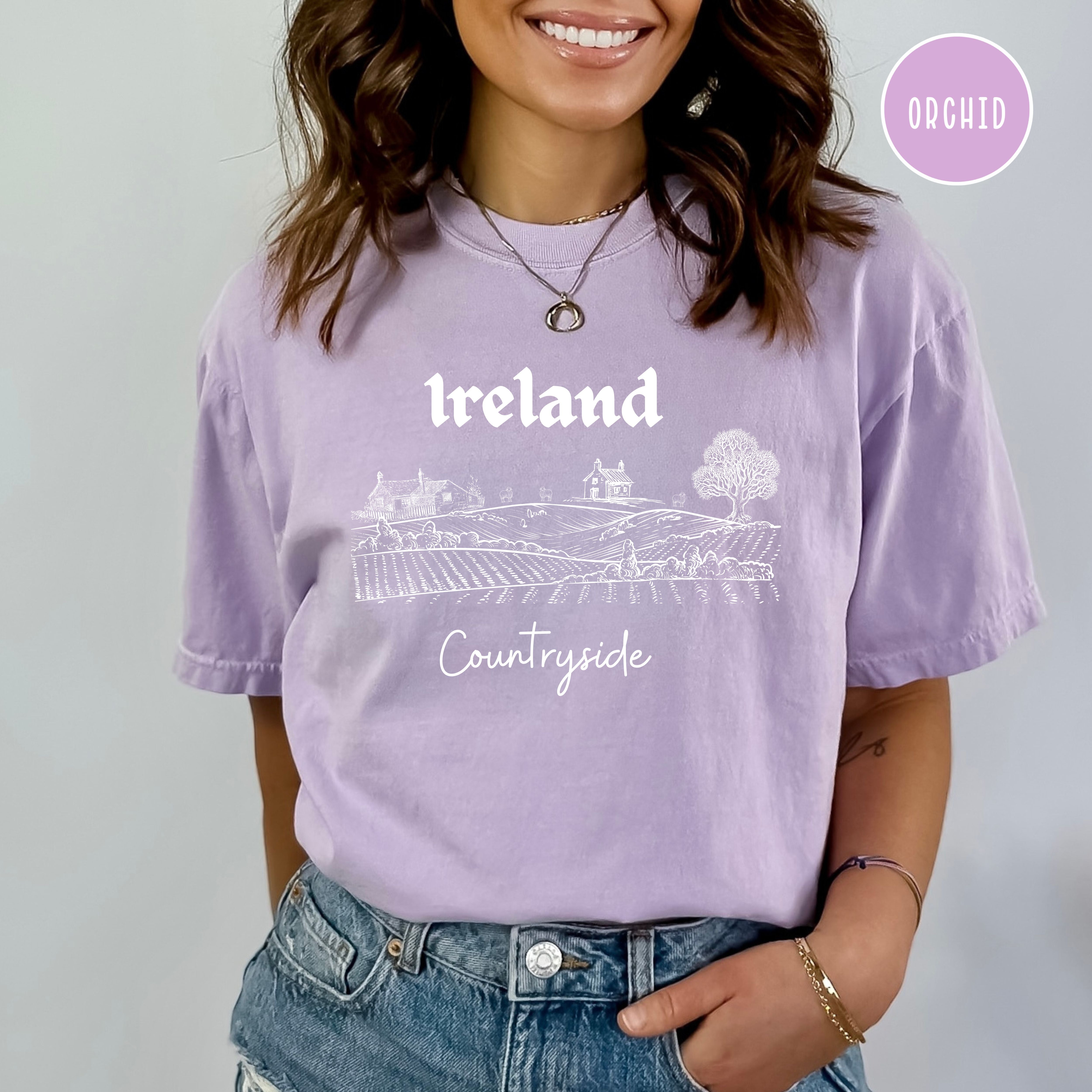 Ireland Tee, Irish Countryside Comfort Colors® Tee