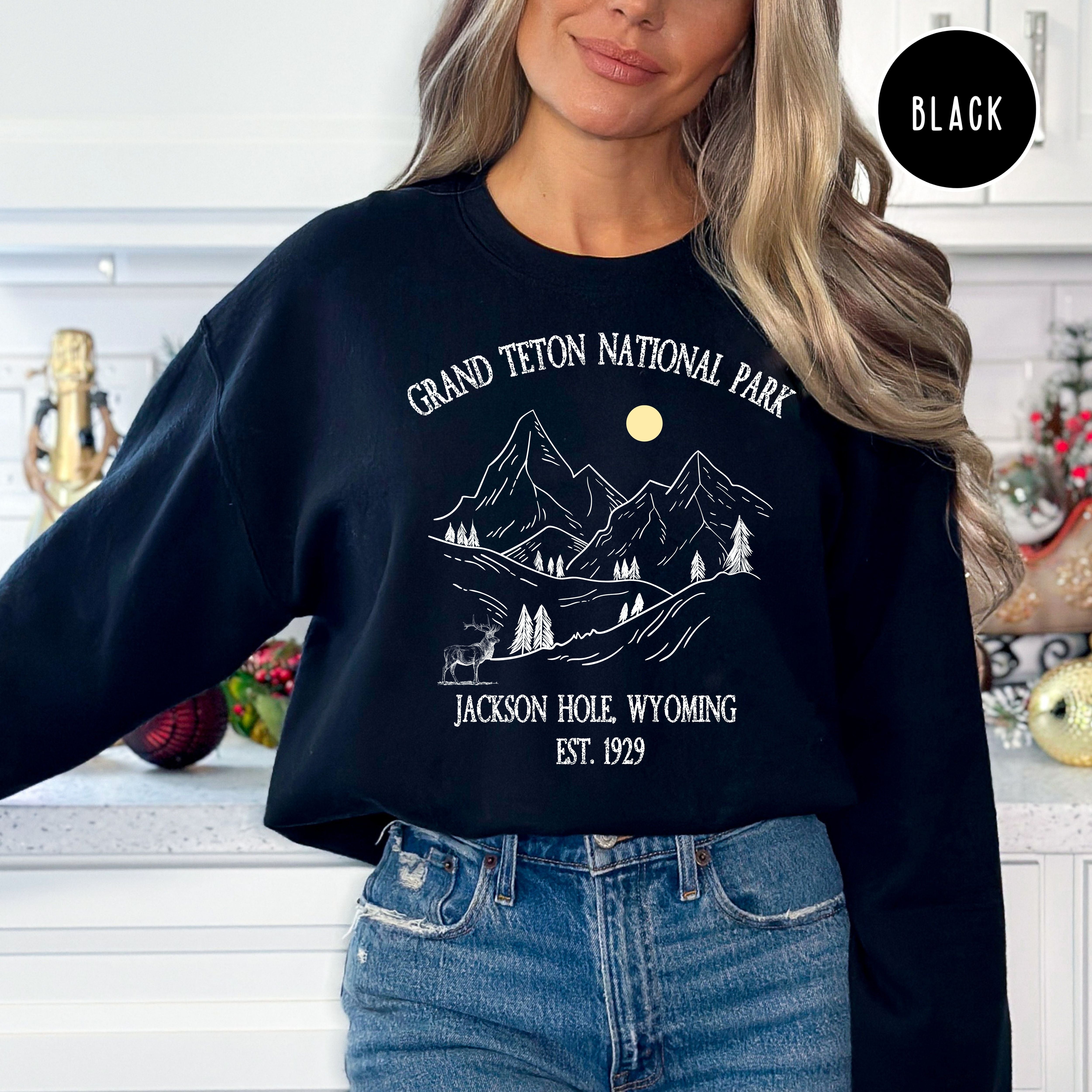 Grand Teton National Park Wyoming Travel Sweatshirt