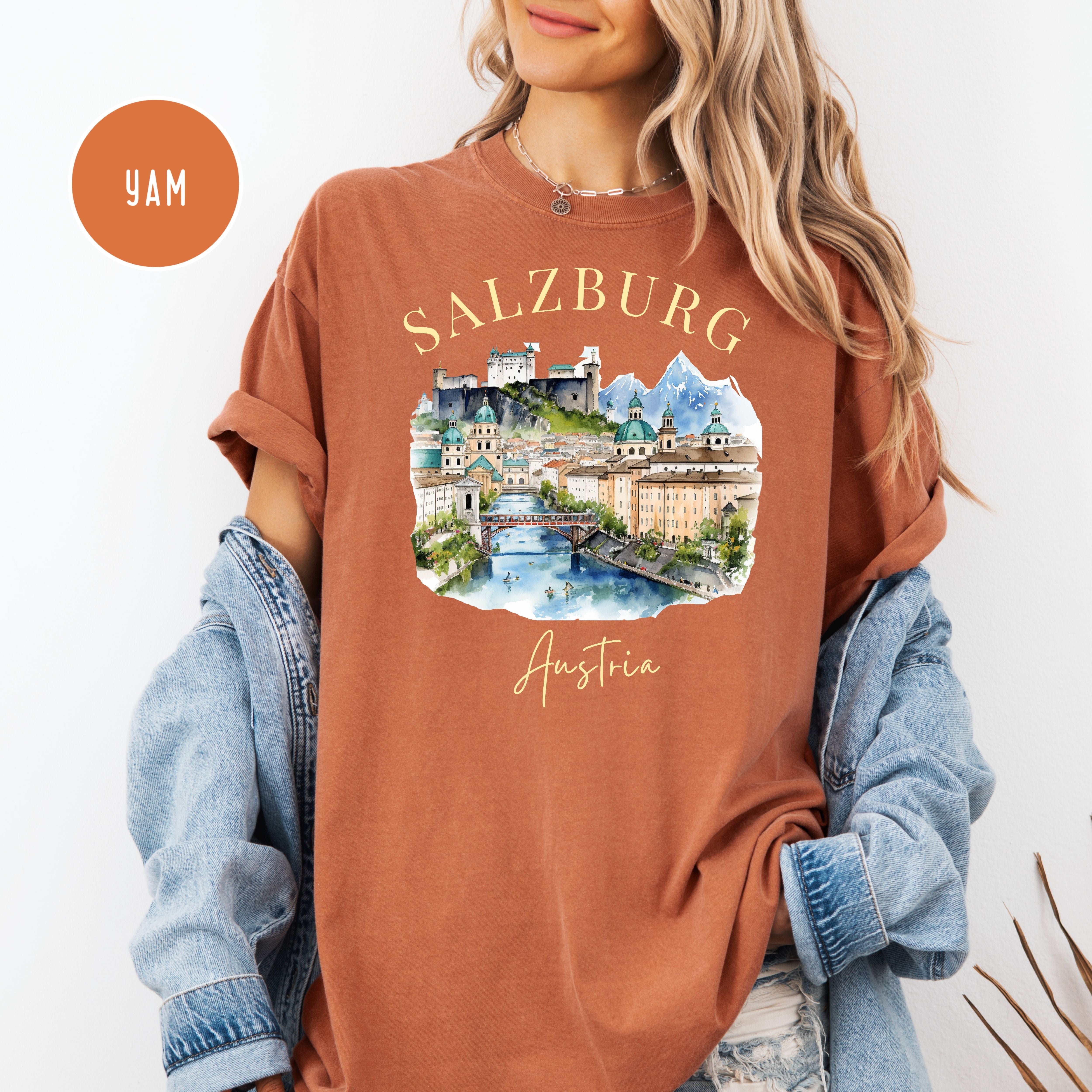 Salzburg Austria Comfort Colors Tee Shirt