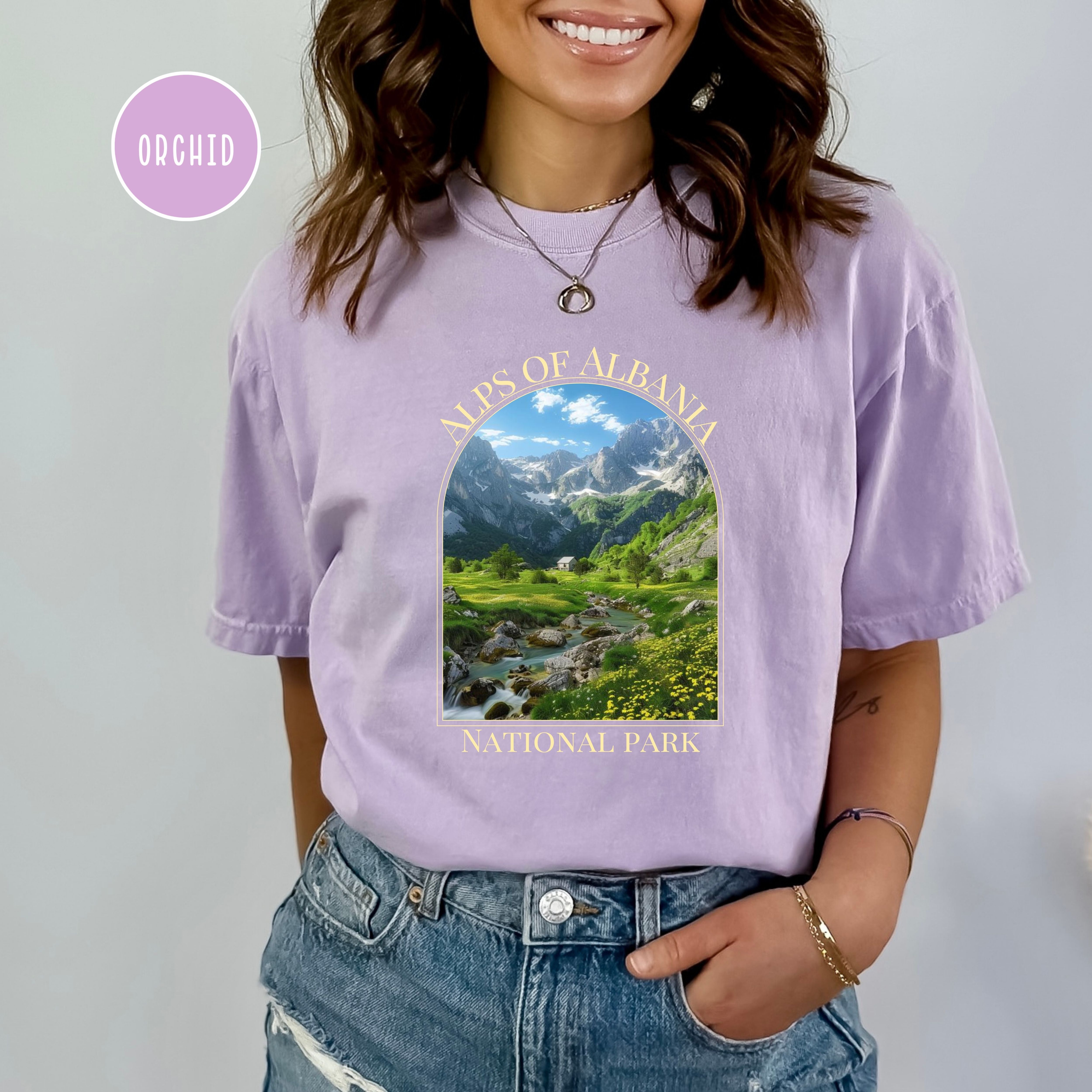 Alps of Albania National Park Comfort Colors® Tee