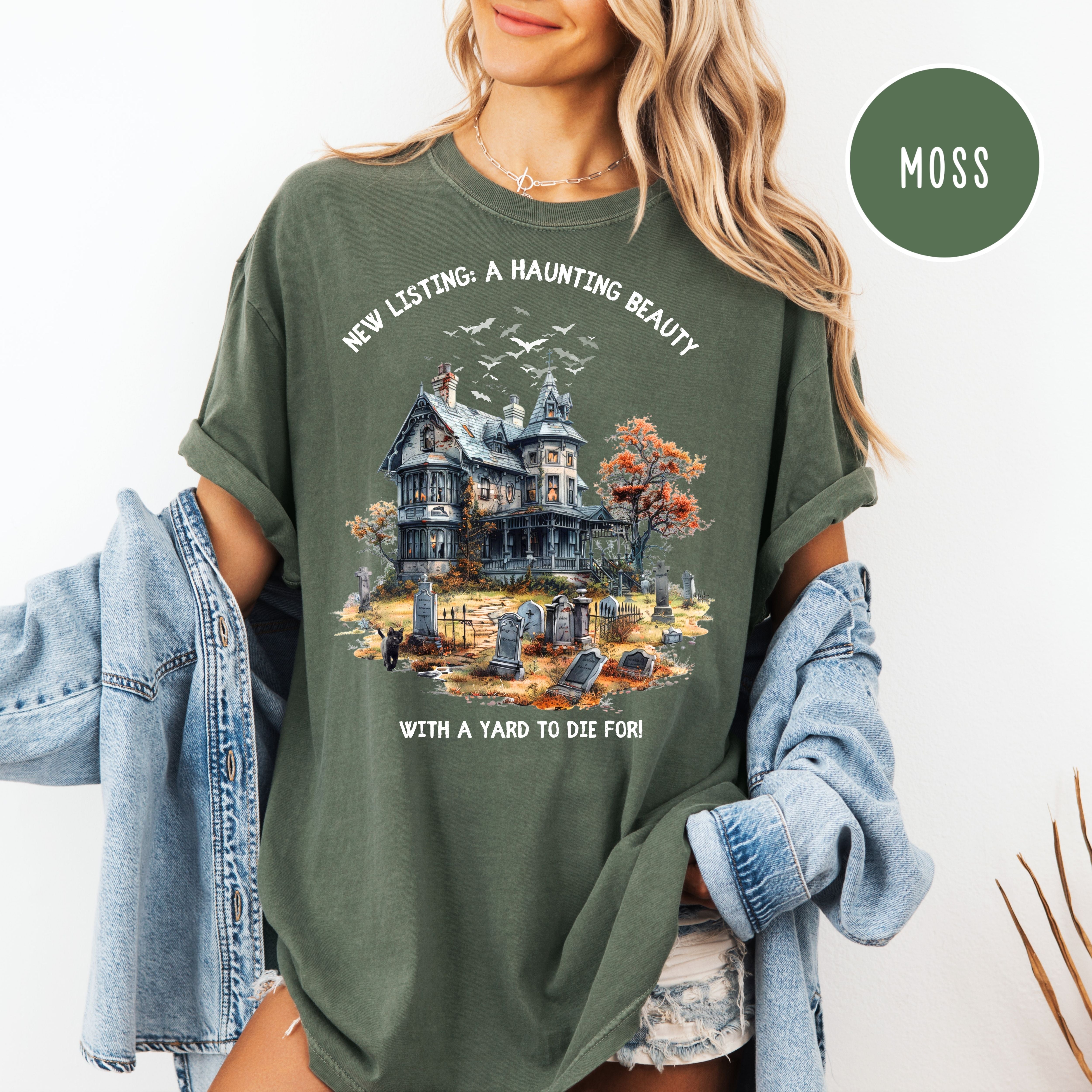 Funny Halloween Comfort Colors Real Estate Agent Tee