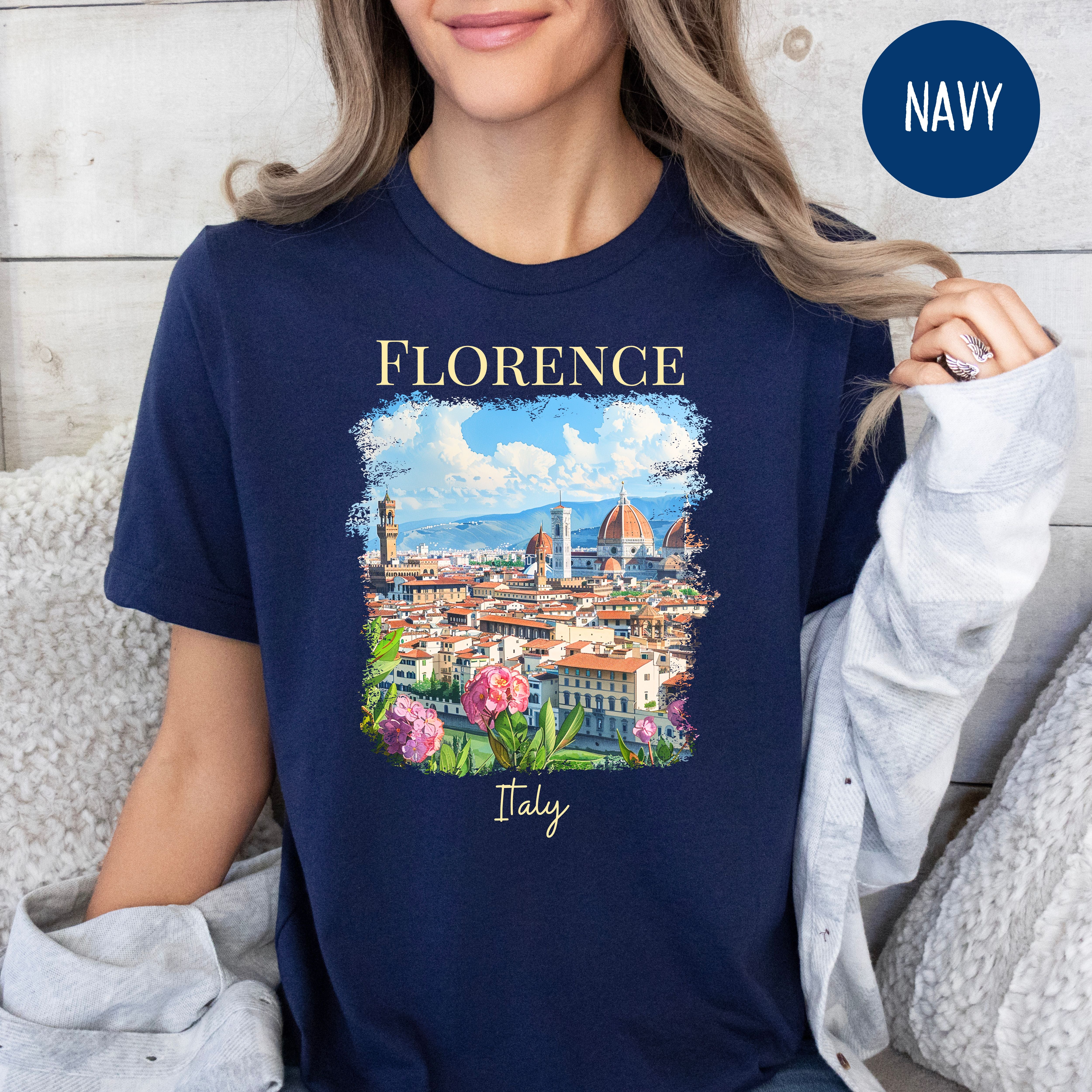 Florence Italy Bella Canvas Tee