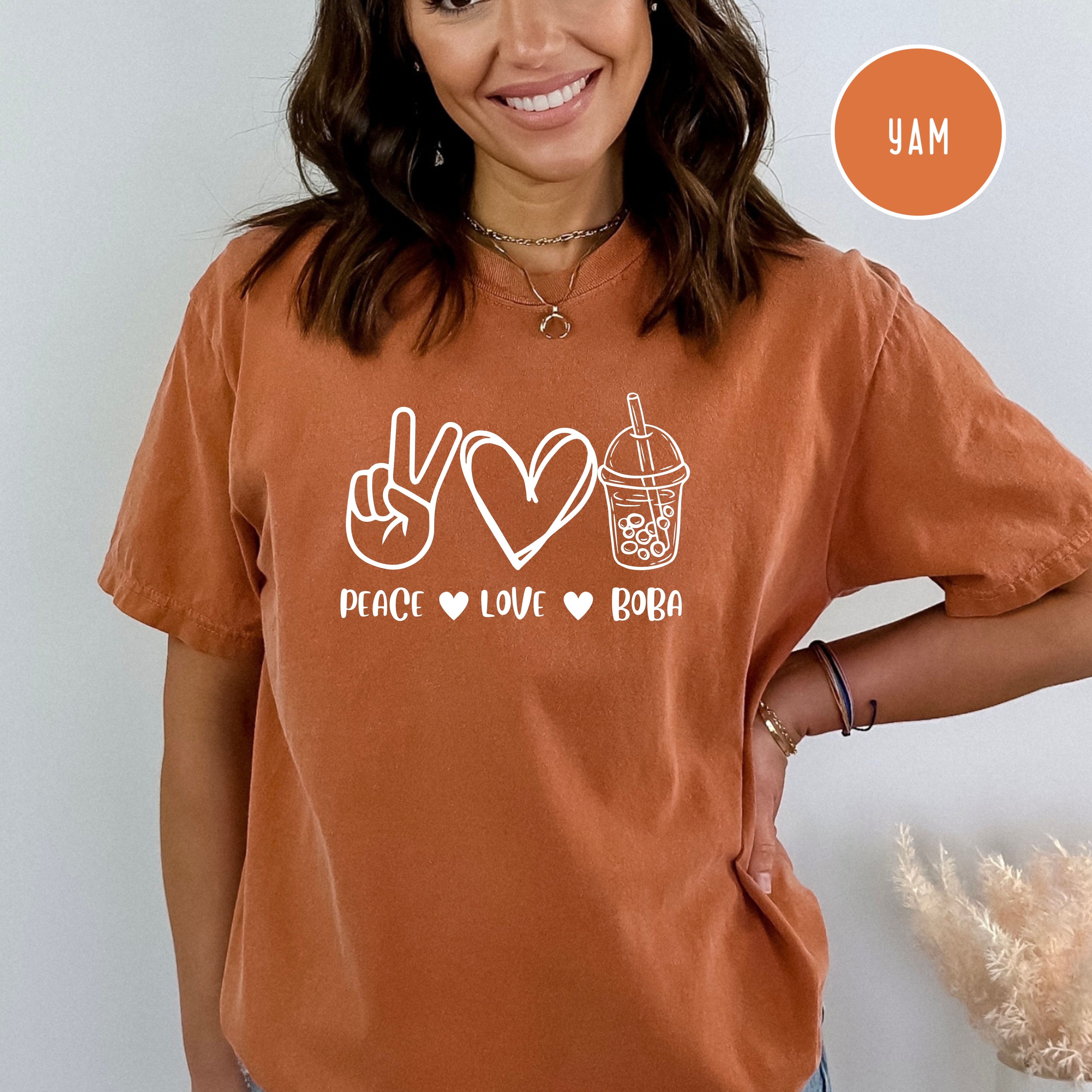 Peace Love Boba Comfort Colors® Tee