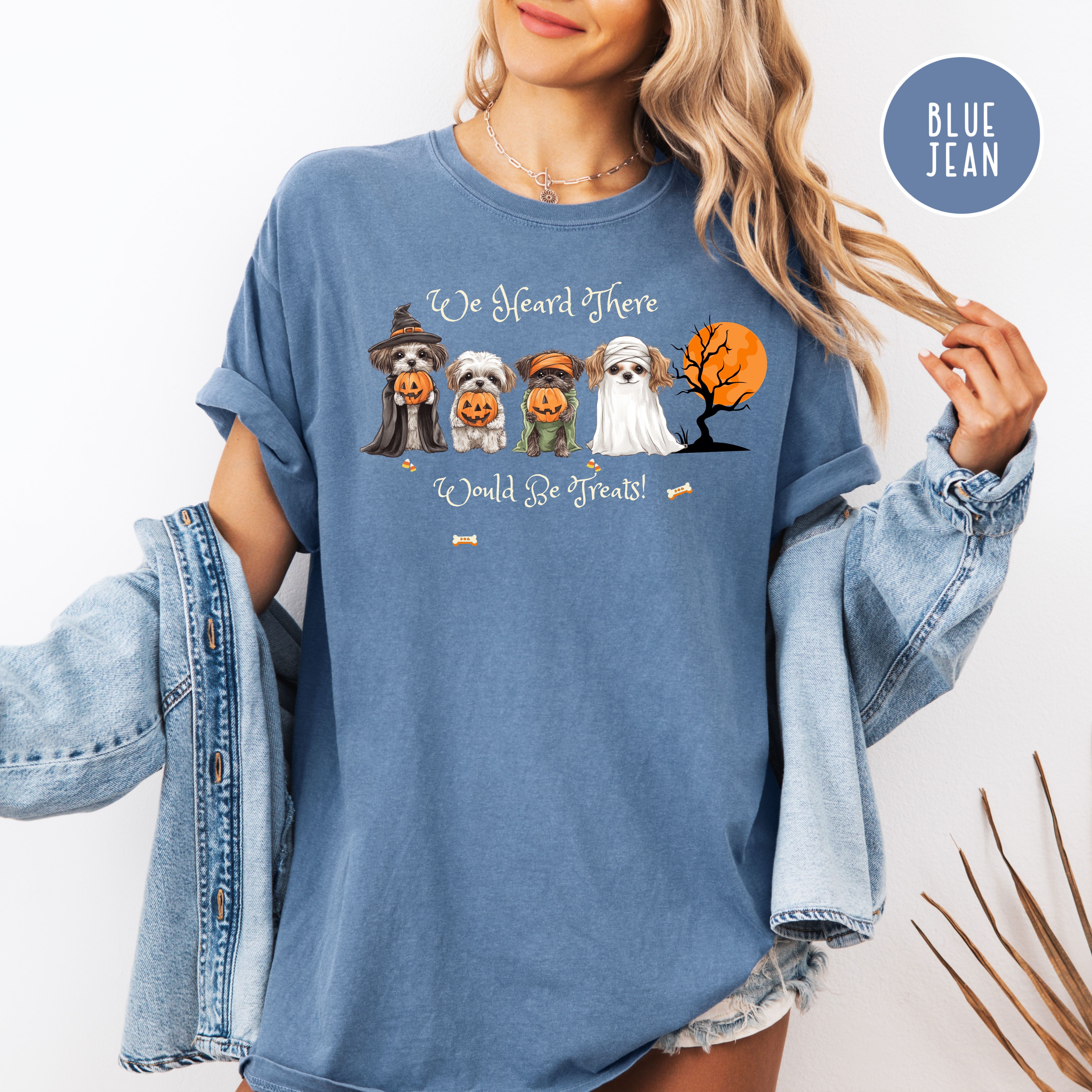 Dog Lover Comfort Colors Halloween Tee Shirt for Dog Mama
