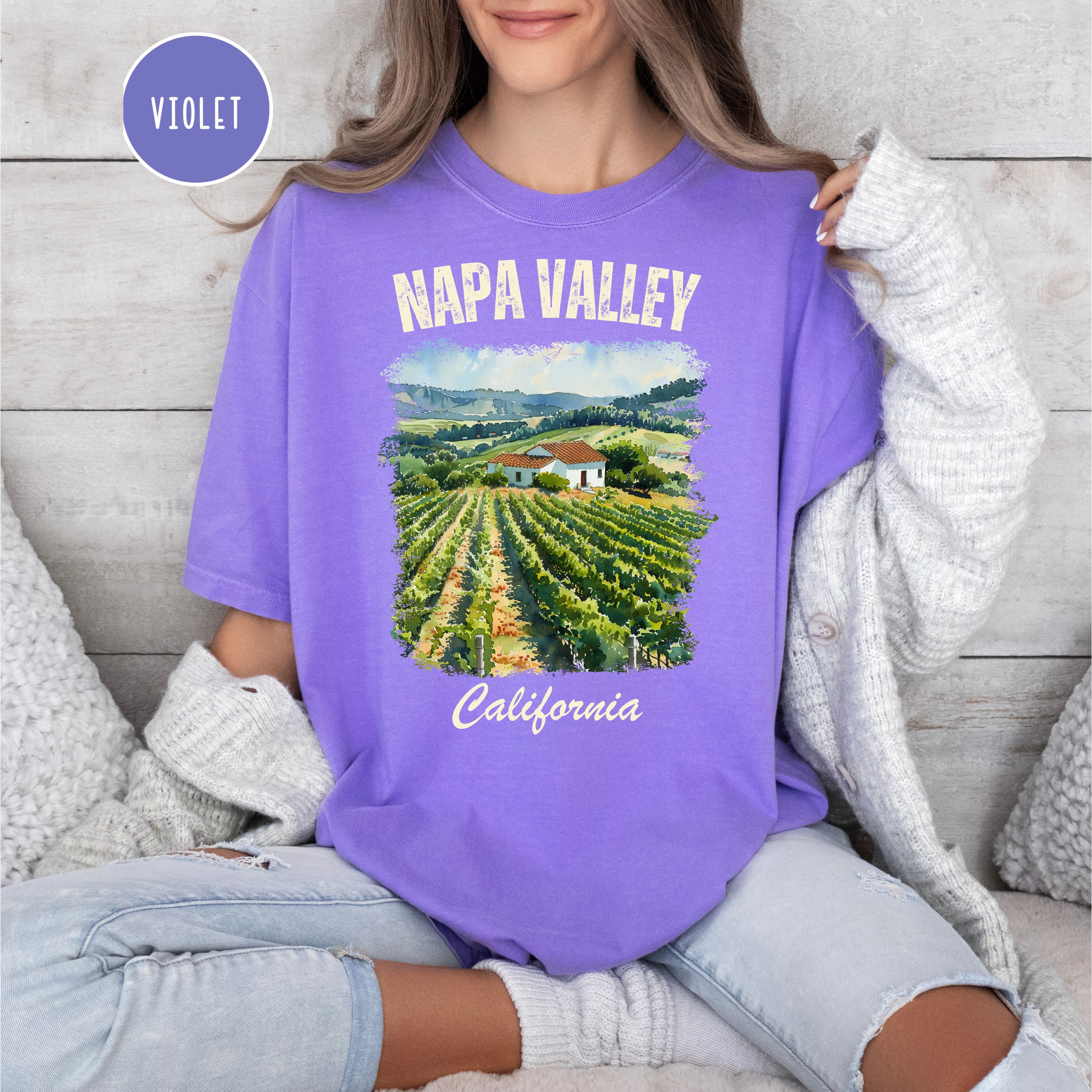 Napa Valley California Comfort Colors® Tee