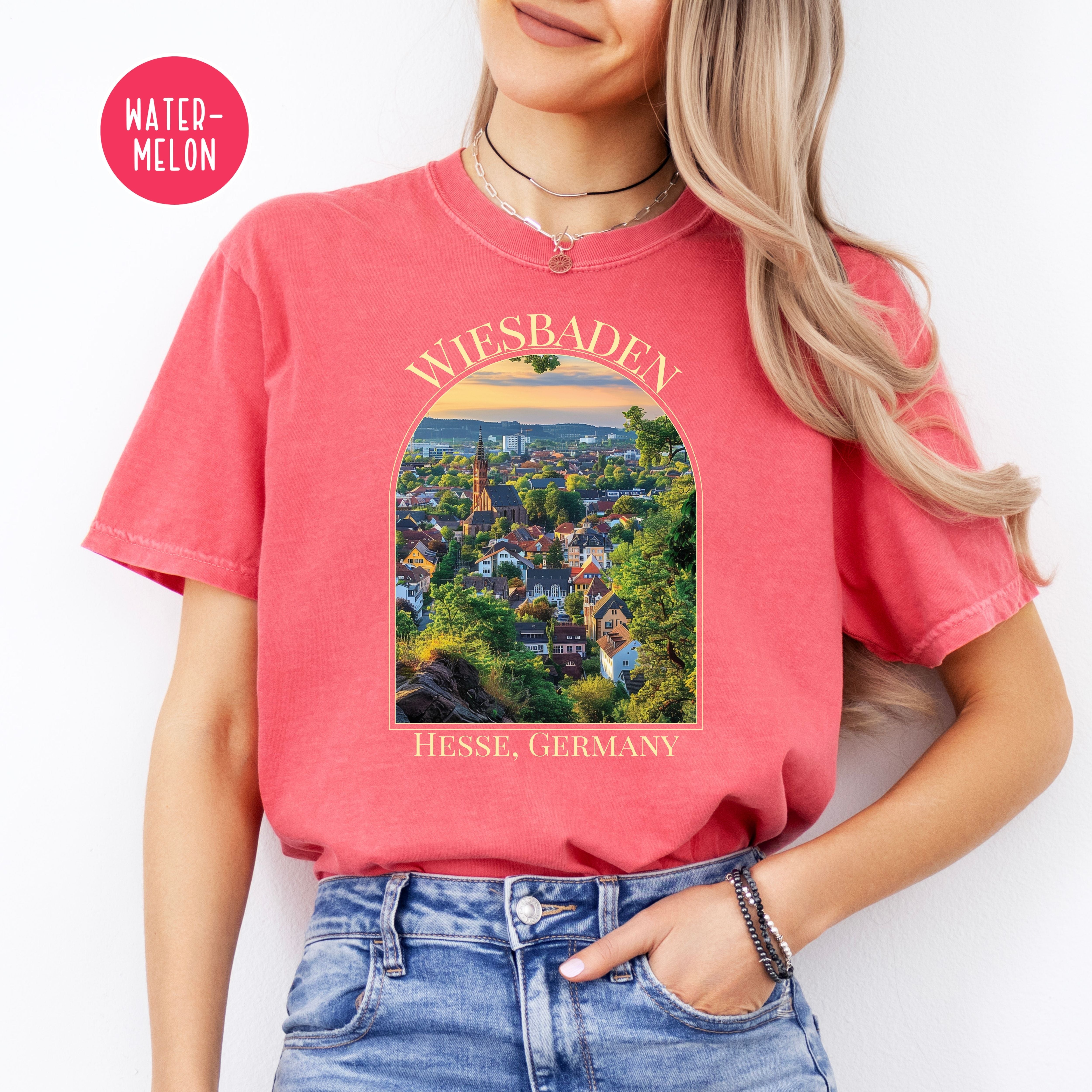 Wiesbaden Hesse Germany at Sunset Comfort Colors® Tee