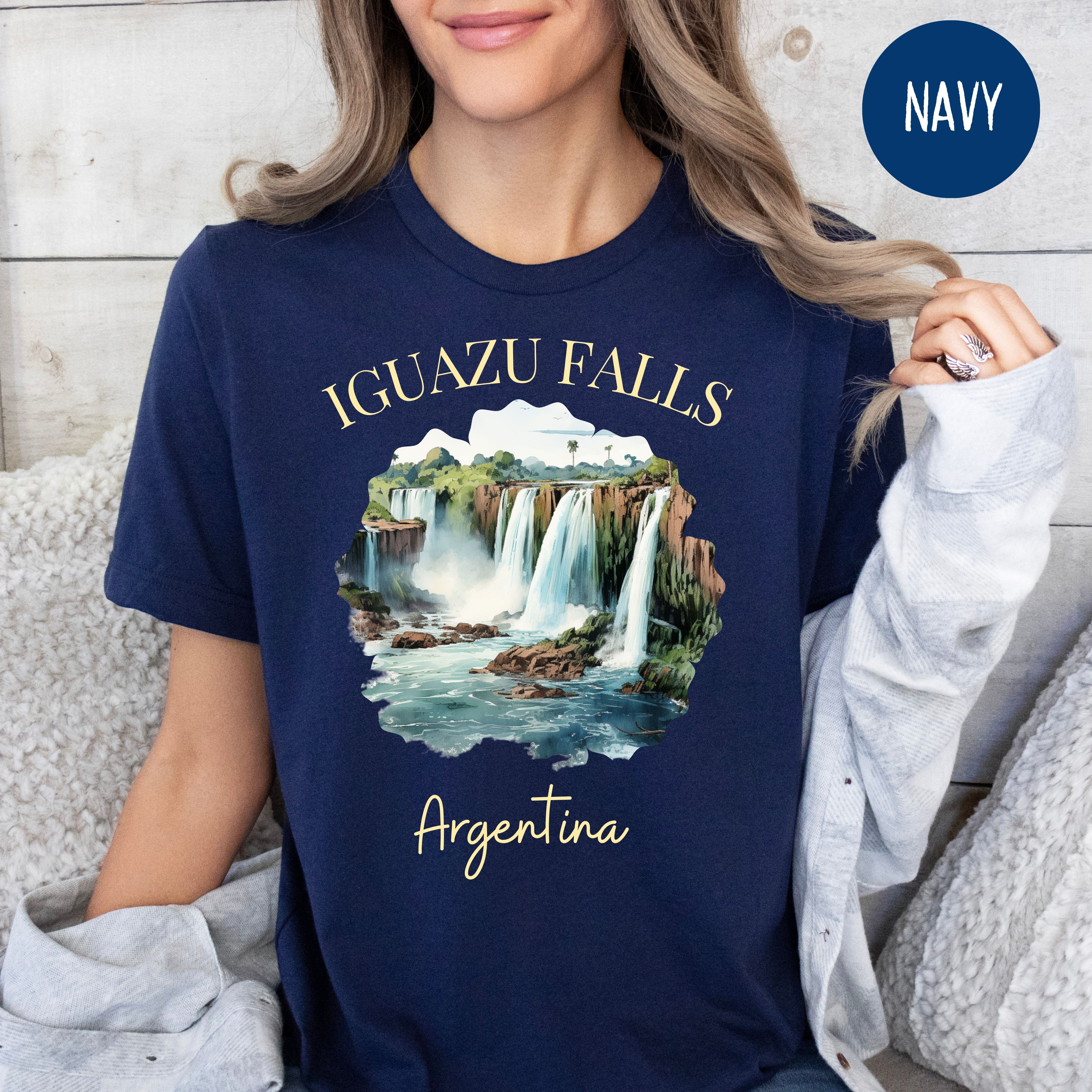Iguazu Falls Argentina Bella Canvas Tee