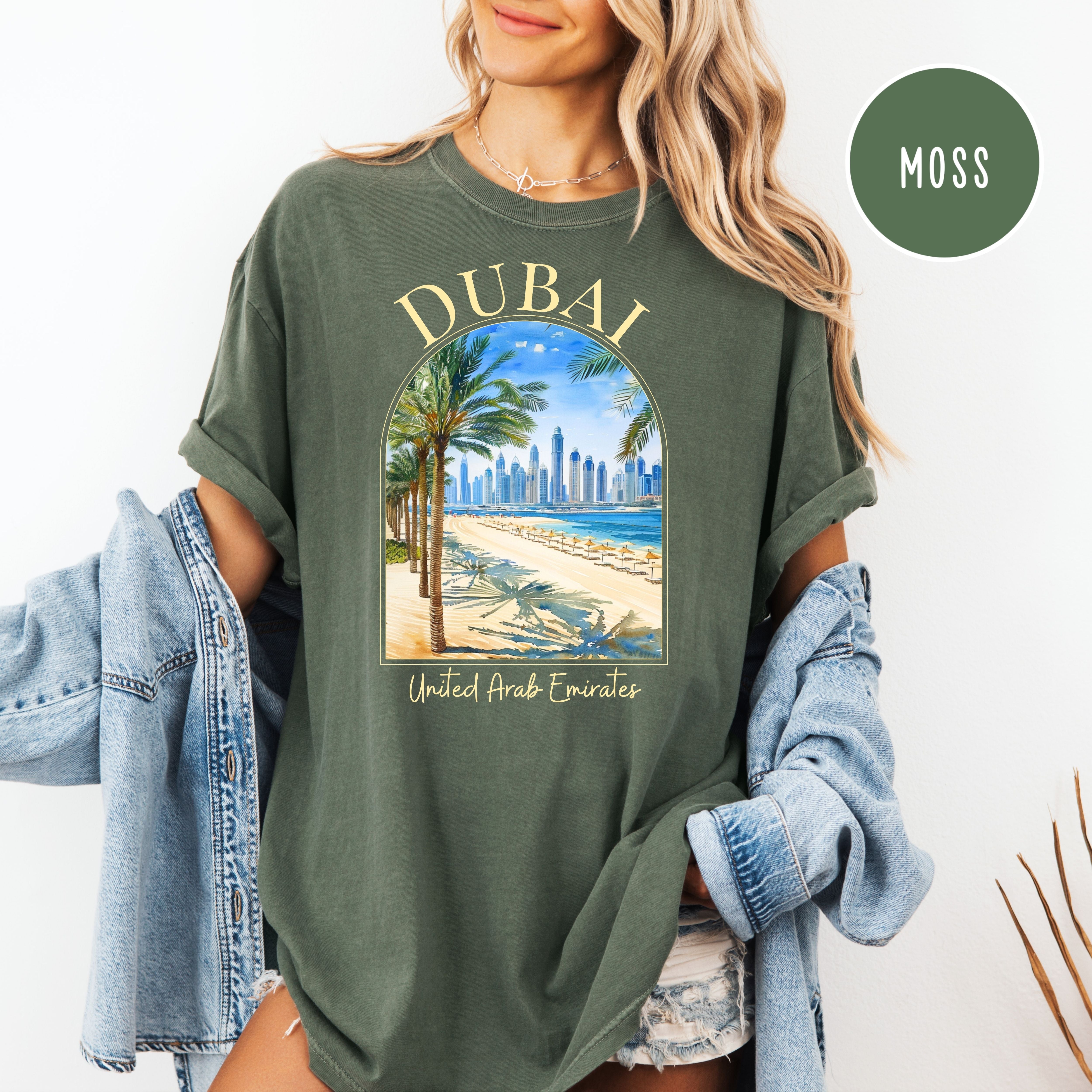 Dubai Comfort Colors Vacation Gift Tee Shirt