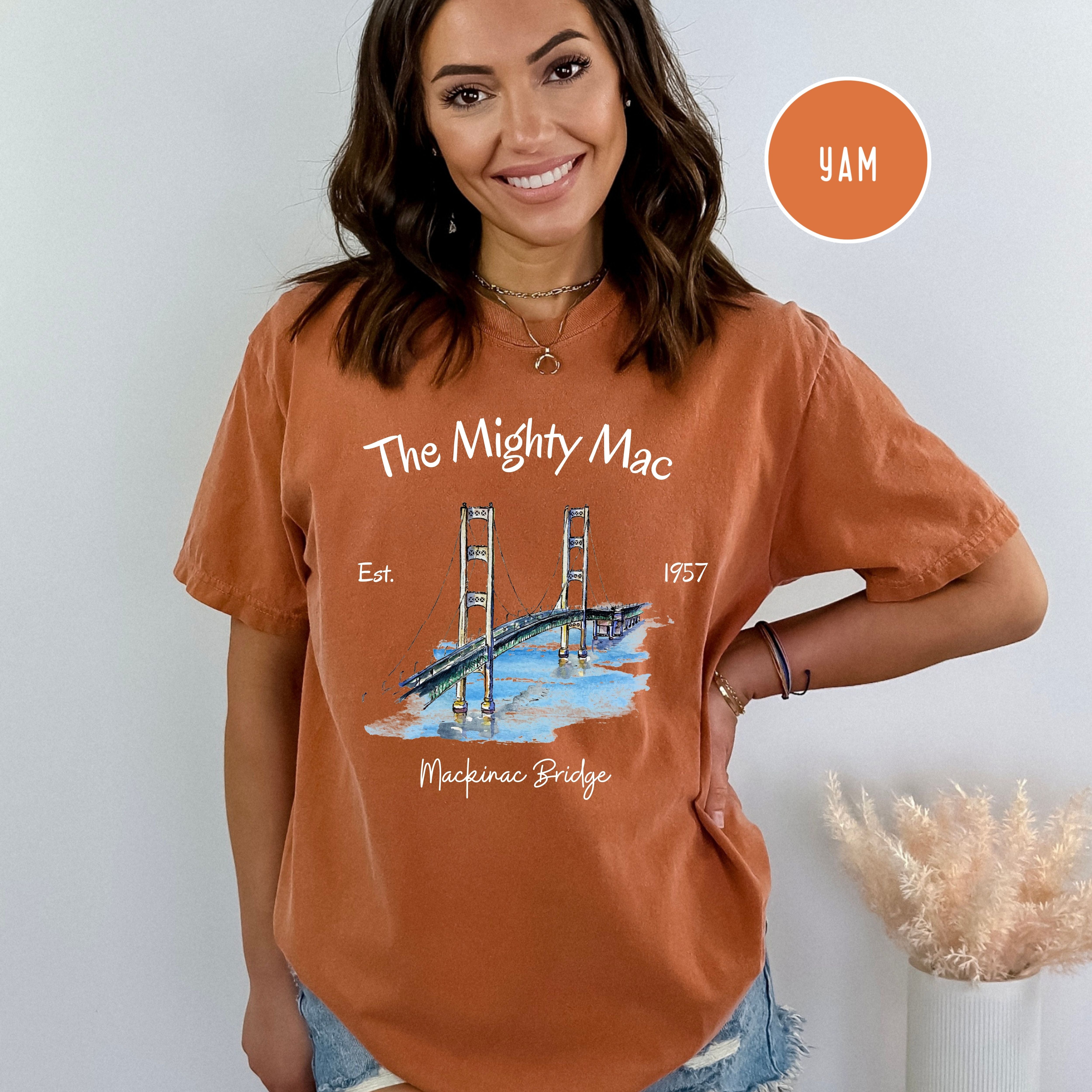 The Mighty Mac Mackinac Bridge Comfort Colors® Tee