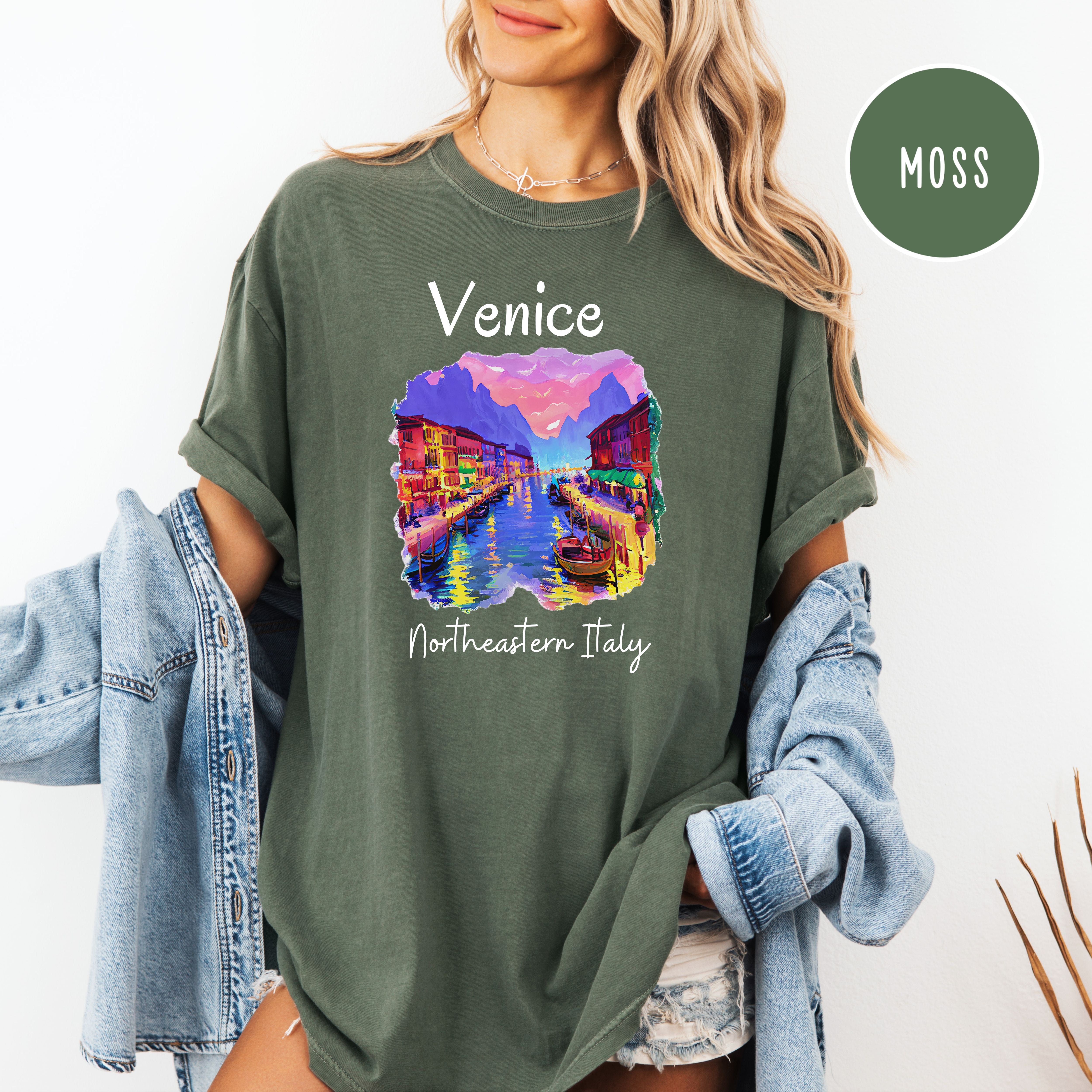 Italy Vacation Gift, Venice Italy Comfort Colors T-Shirt, Venice Gift for Italy Lover