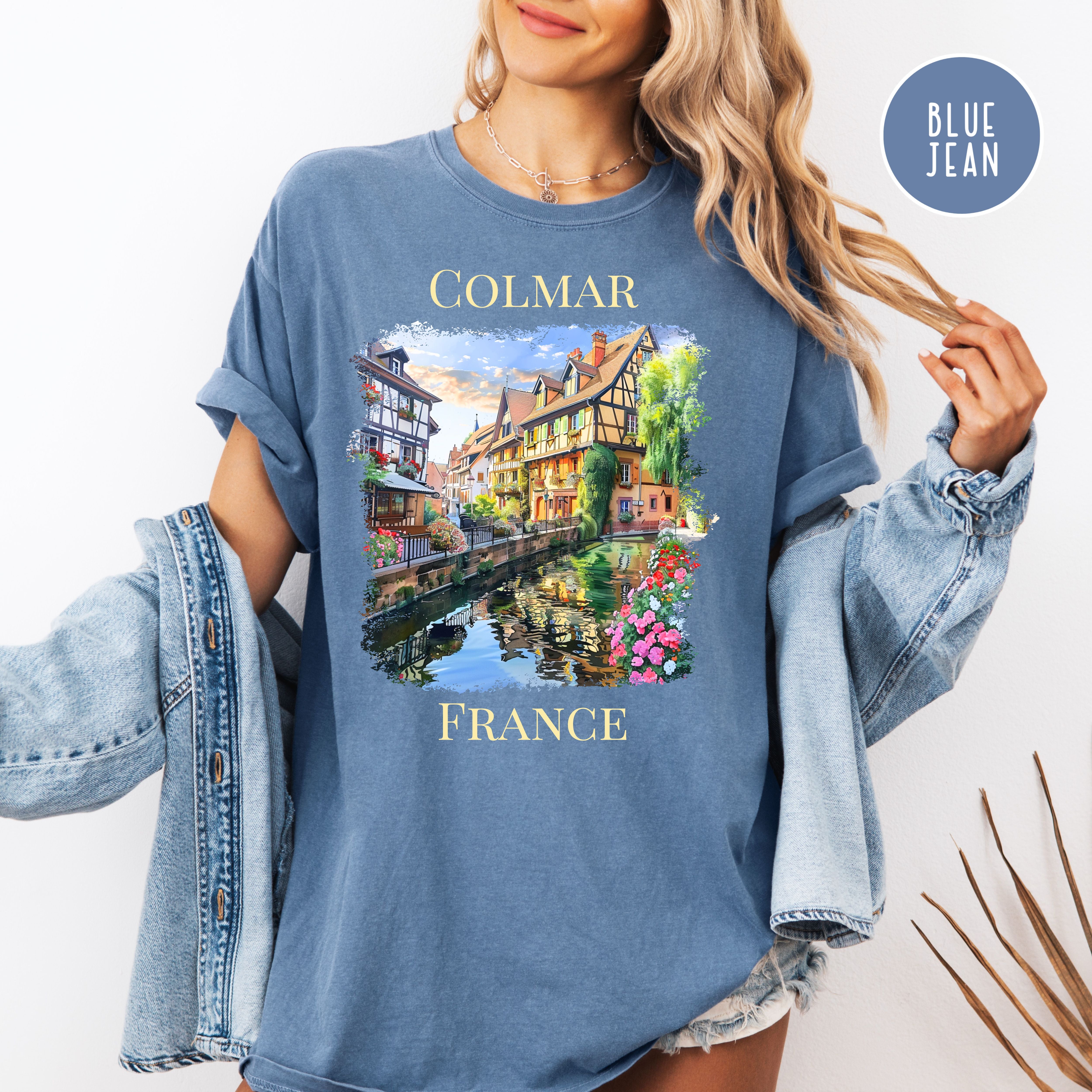 Colmar France Comfort Colors Vacation Gift Tee