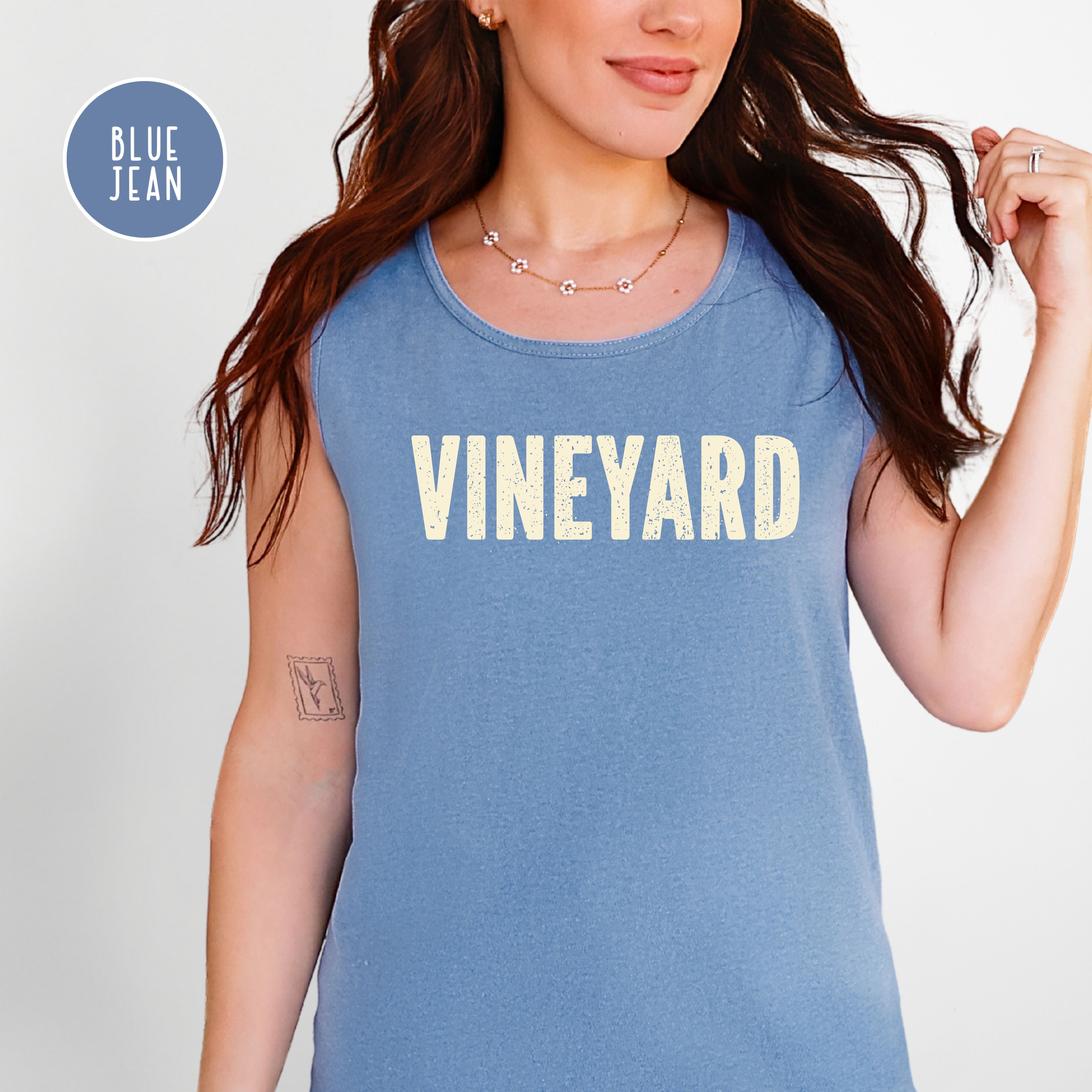 Martha's Vineyard Comfort Colors Vacation Tank Top