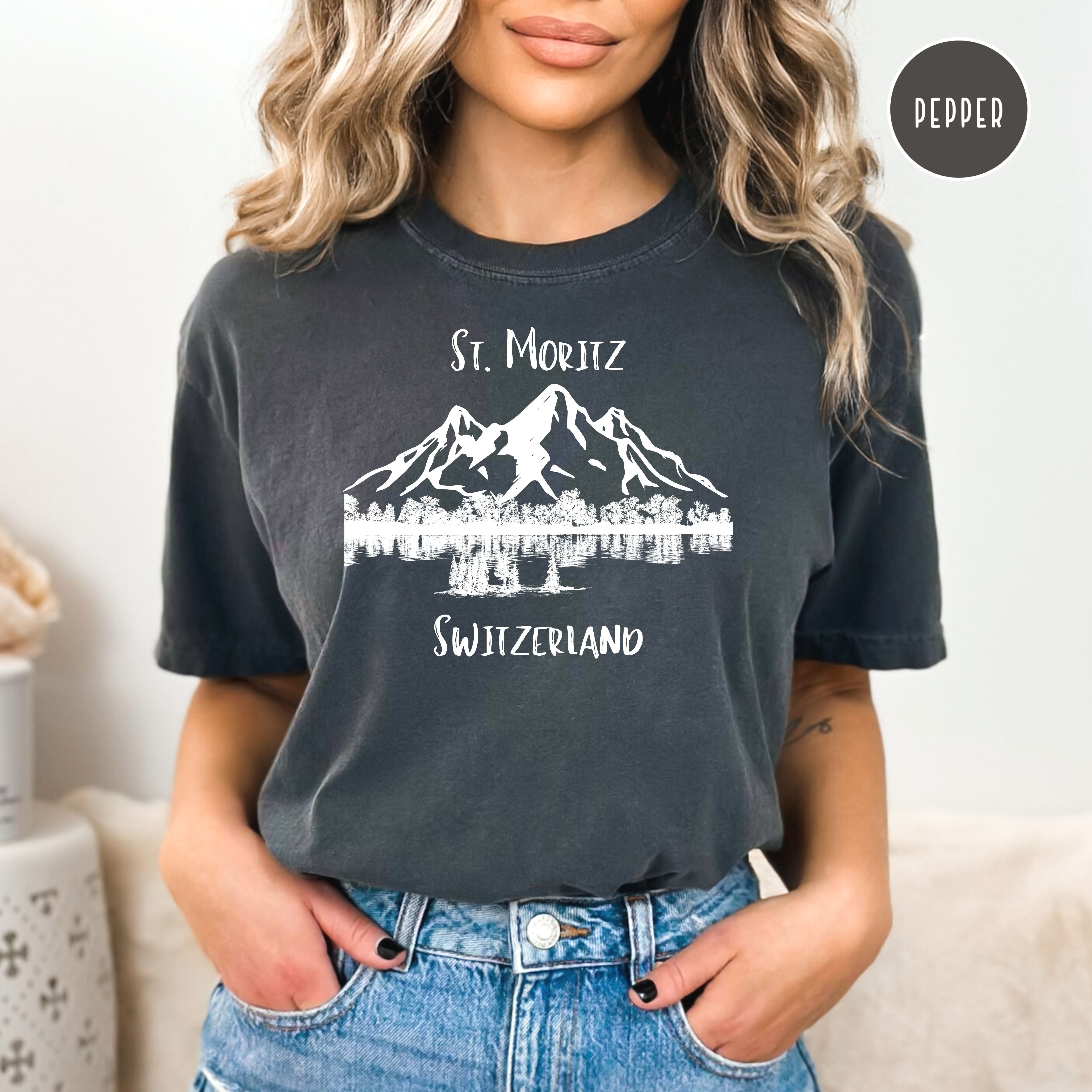St Moritz Switzerland Comfort Colors® Tee