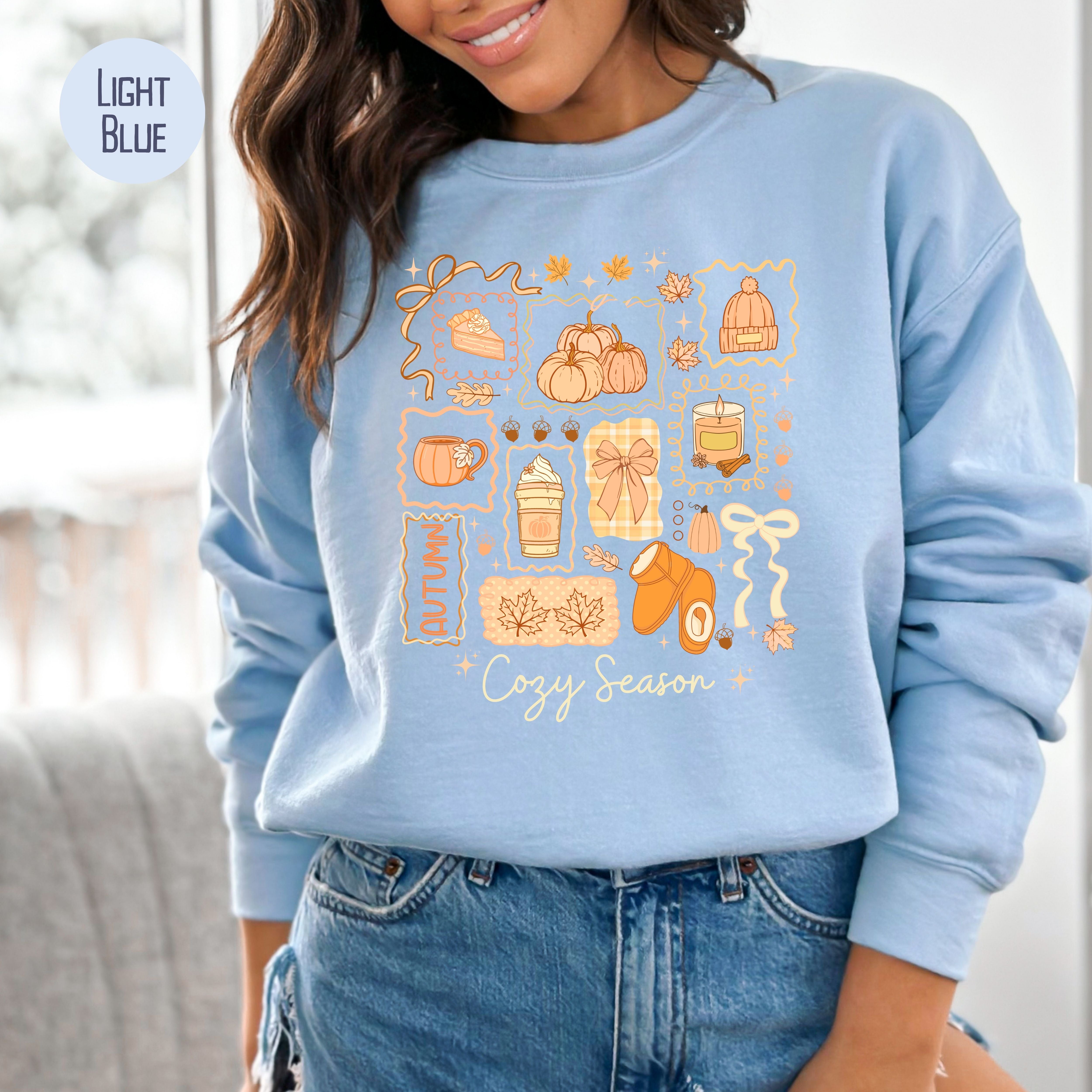Cozy Season Autumn Long Sleeve Unisex Fall Sweatshirt