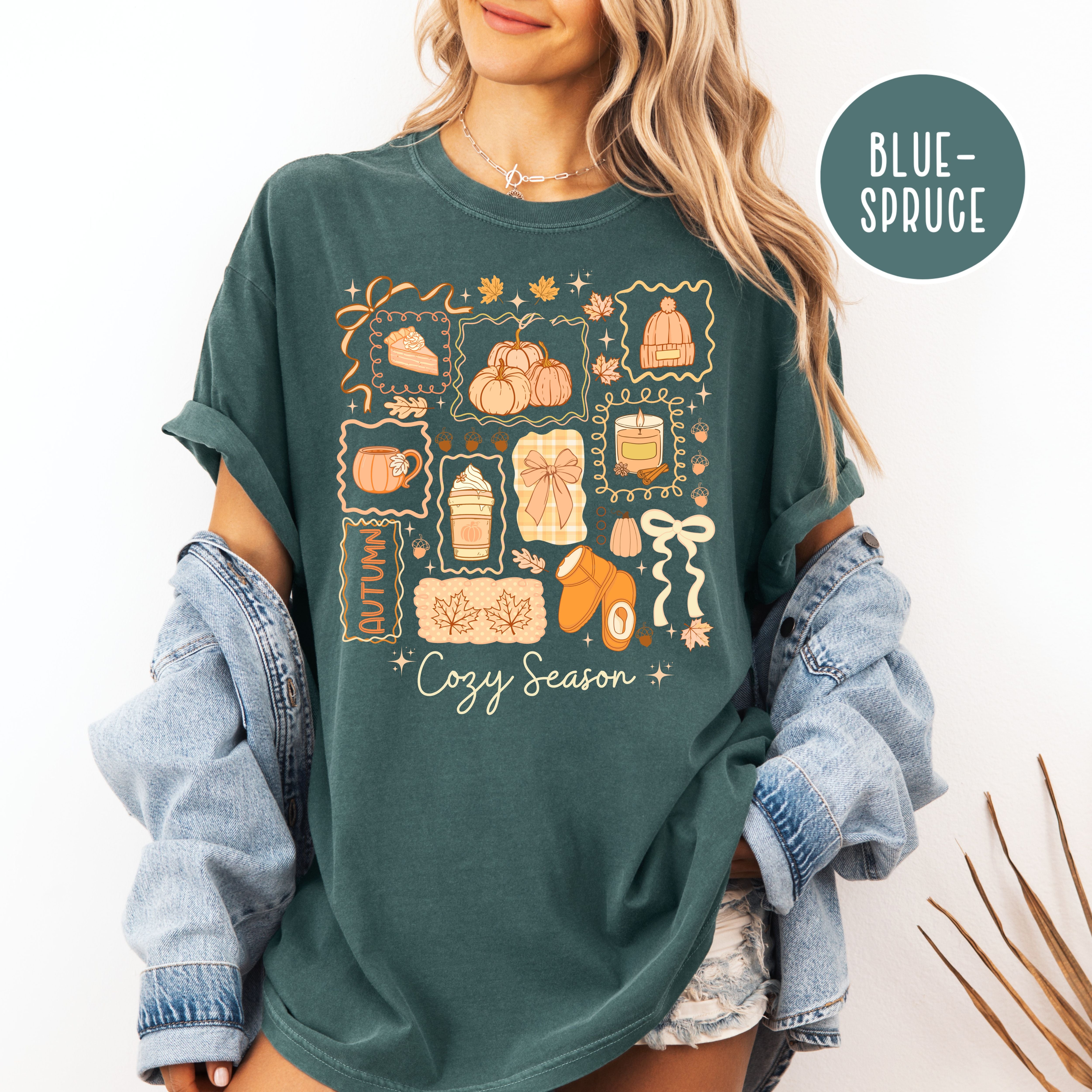 Cozy Season Autumn Comfort Colors Fall Shirt