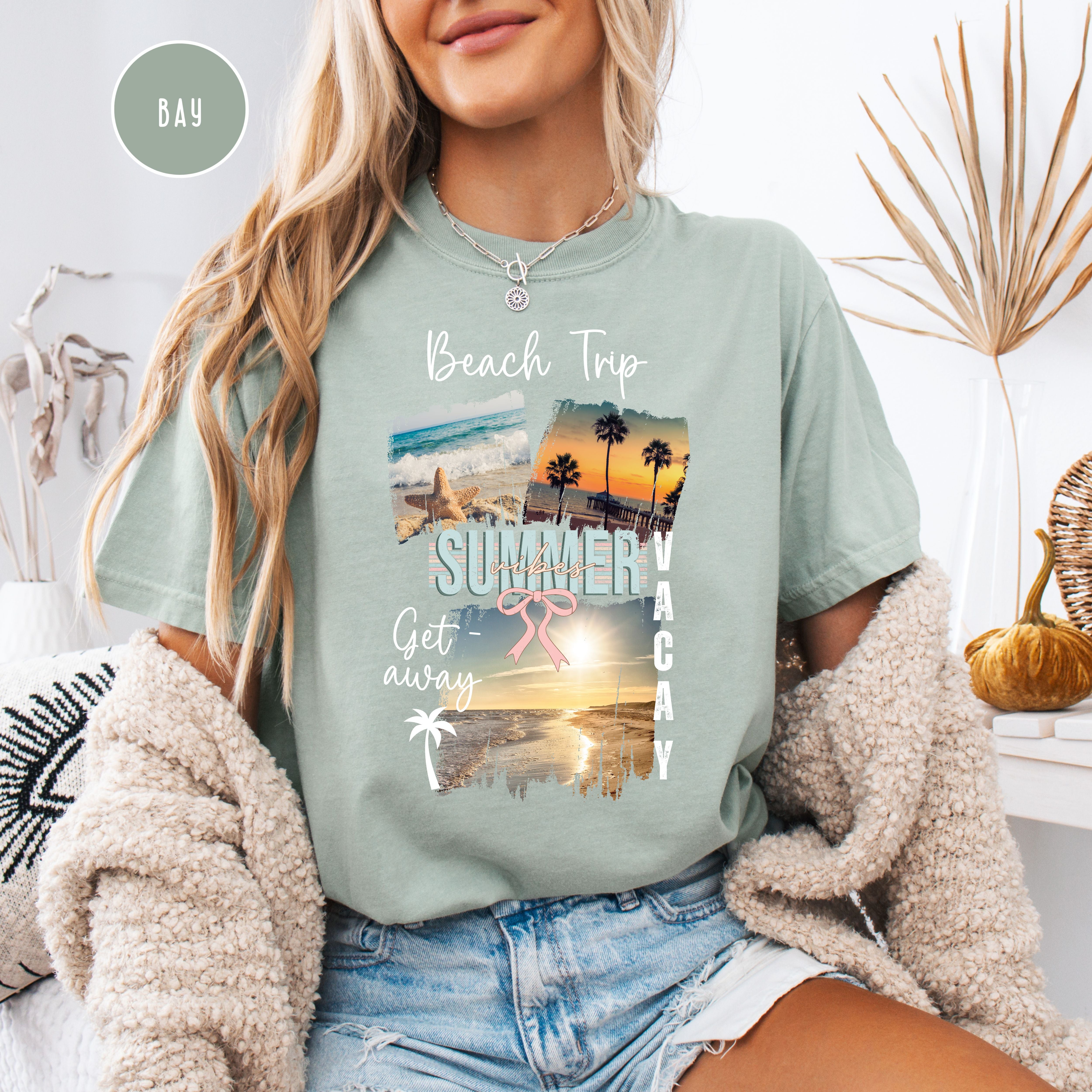 Beach Trip Scrapbook Shirt, Summer Vacay Comfort Colors® Tee