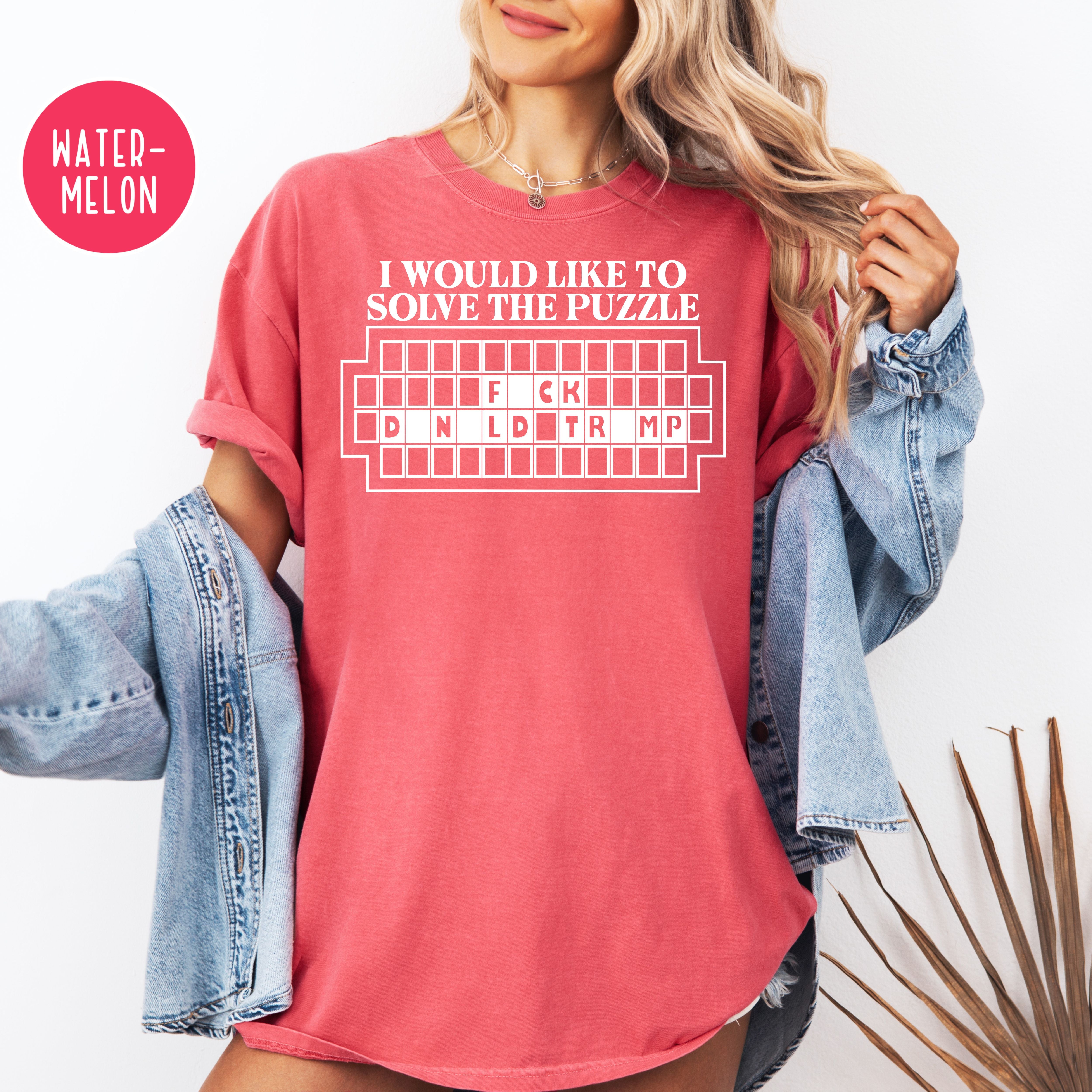 Anti Trump Wheel of Fortune Shirt