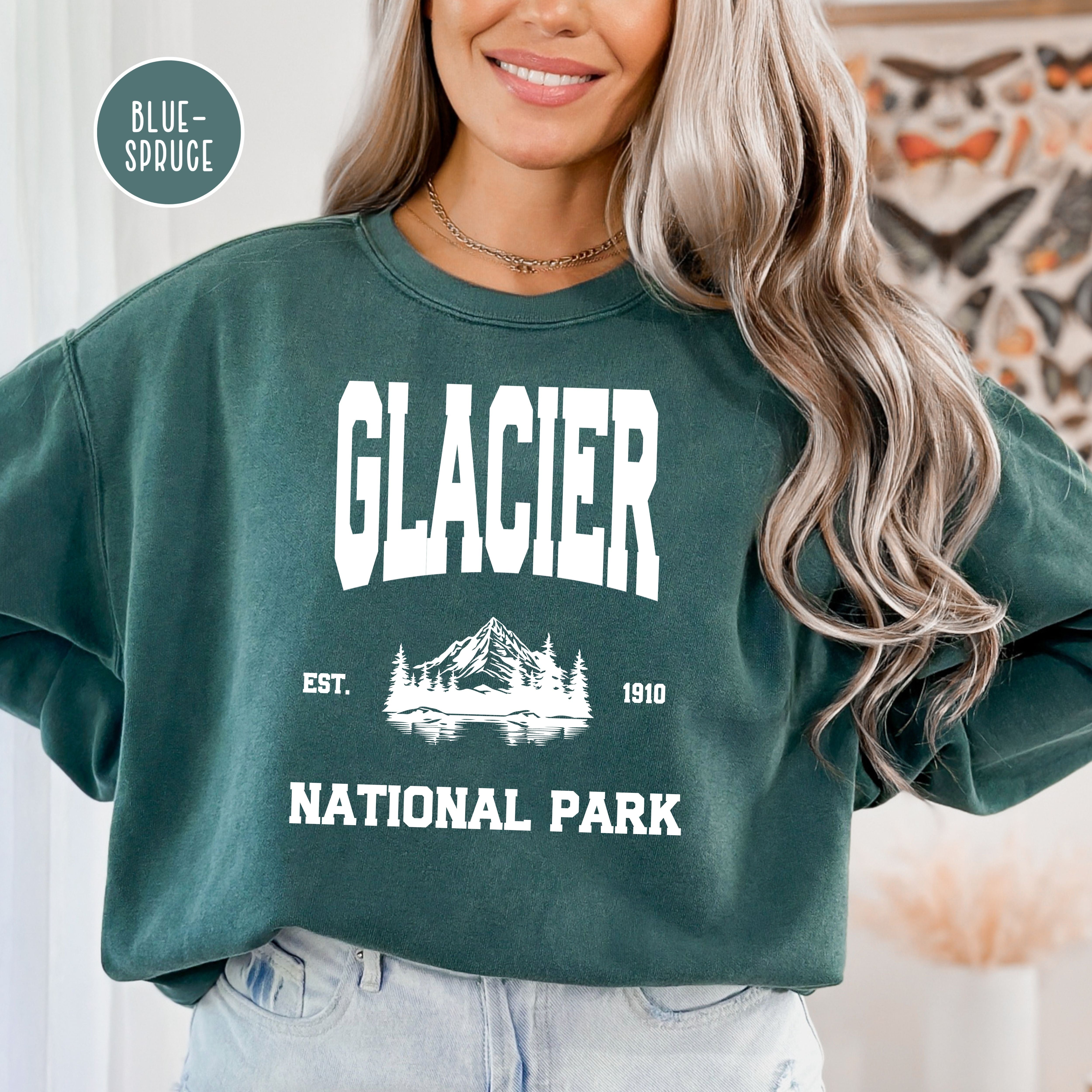 Glacier National Park Montana Comfort Colors® Sweatshirt