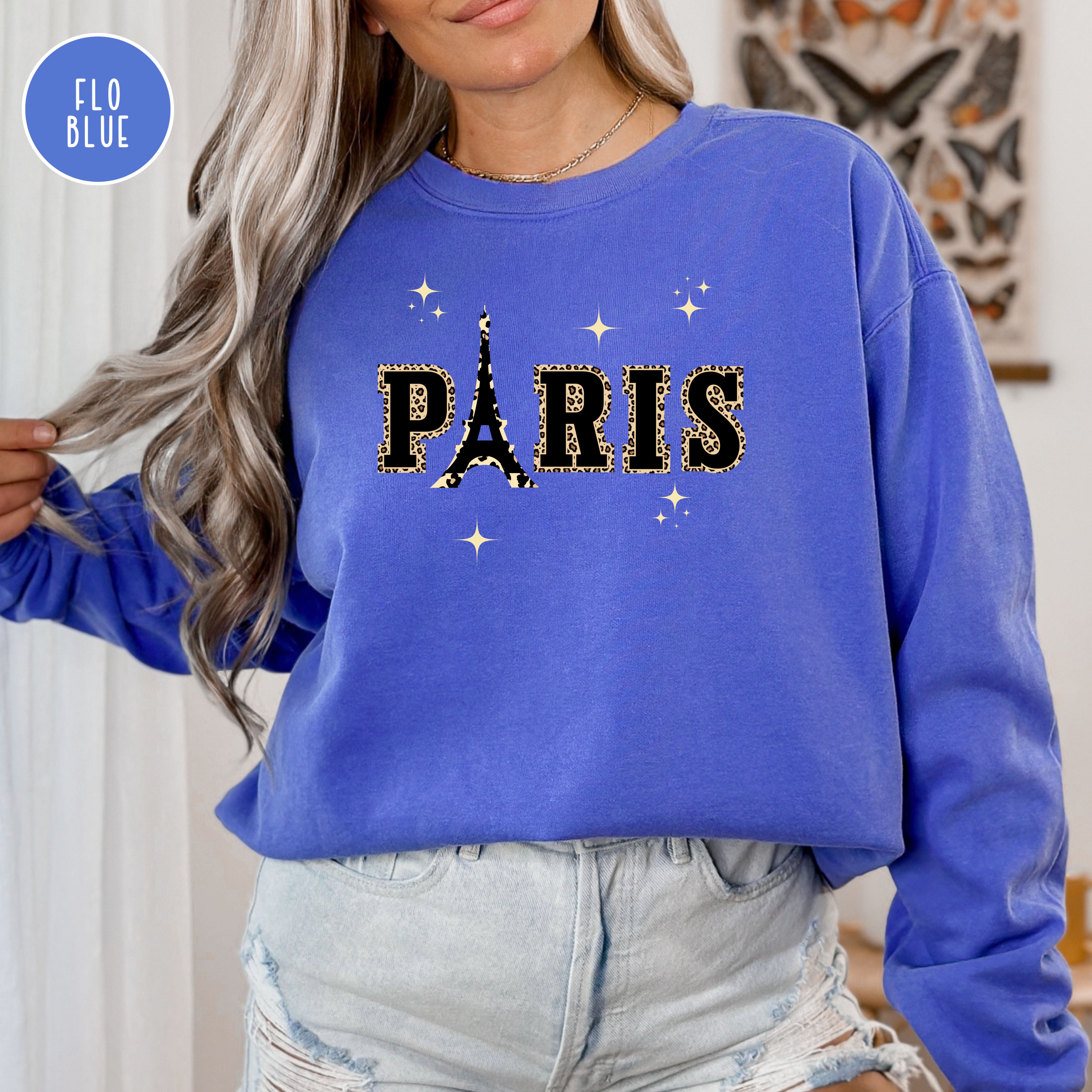 Paris Cheta Comfort Colors® Sweatshirt