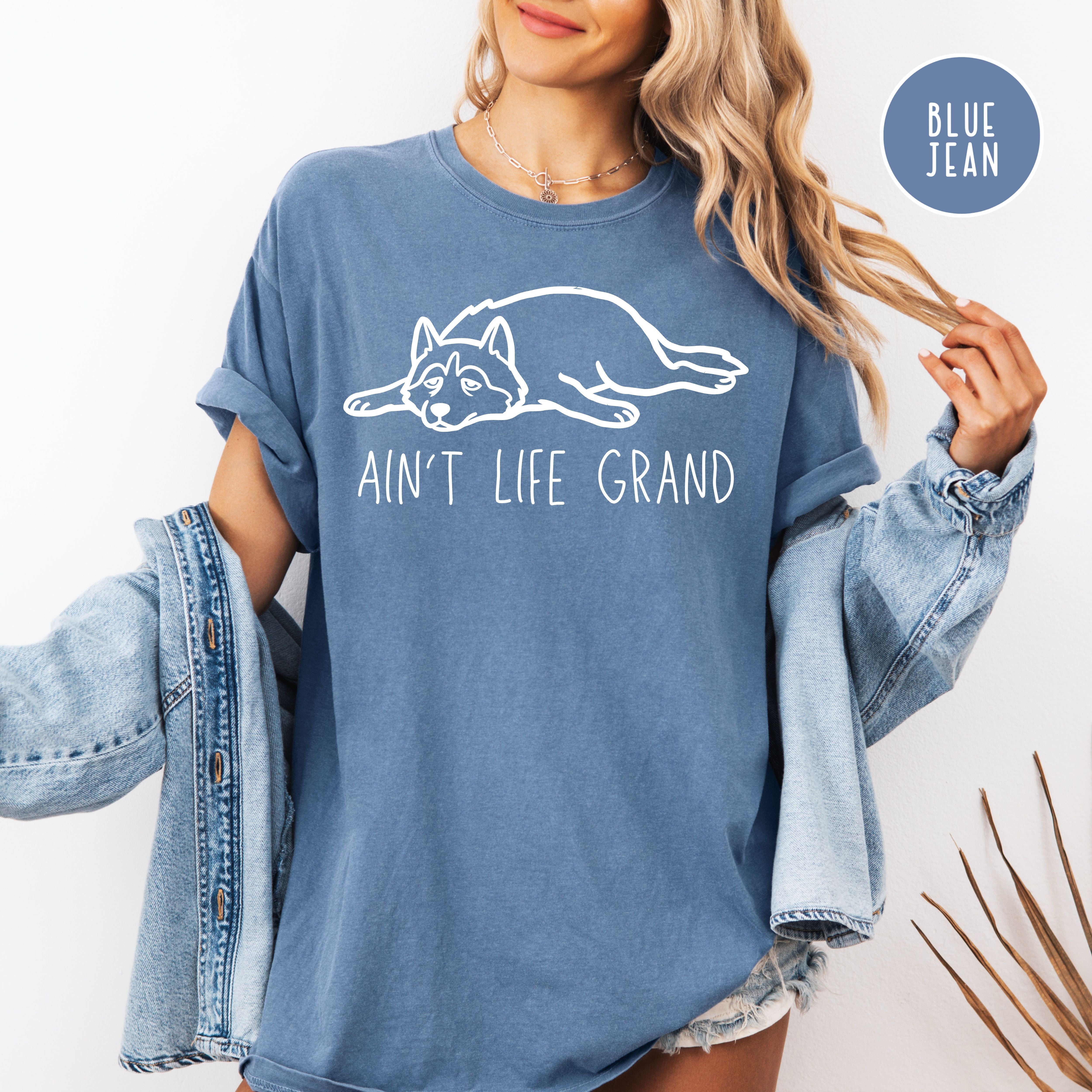 Ain't Life Grand Funny Dog Lover Unisex Comfort Colors T-Shirt, Dog Lover Shirt, Cute Dog Shirt