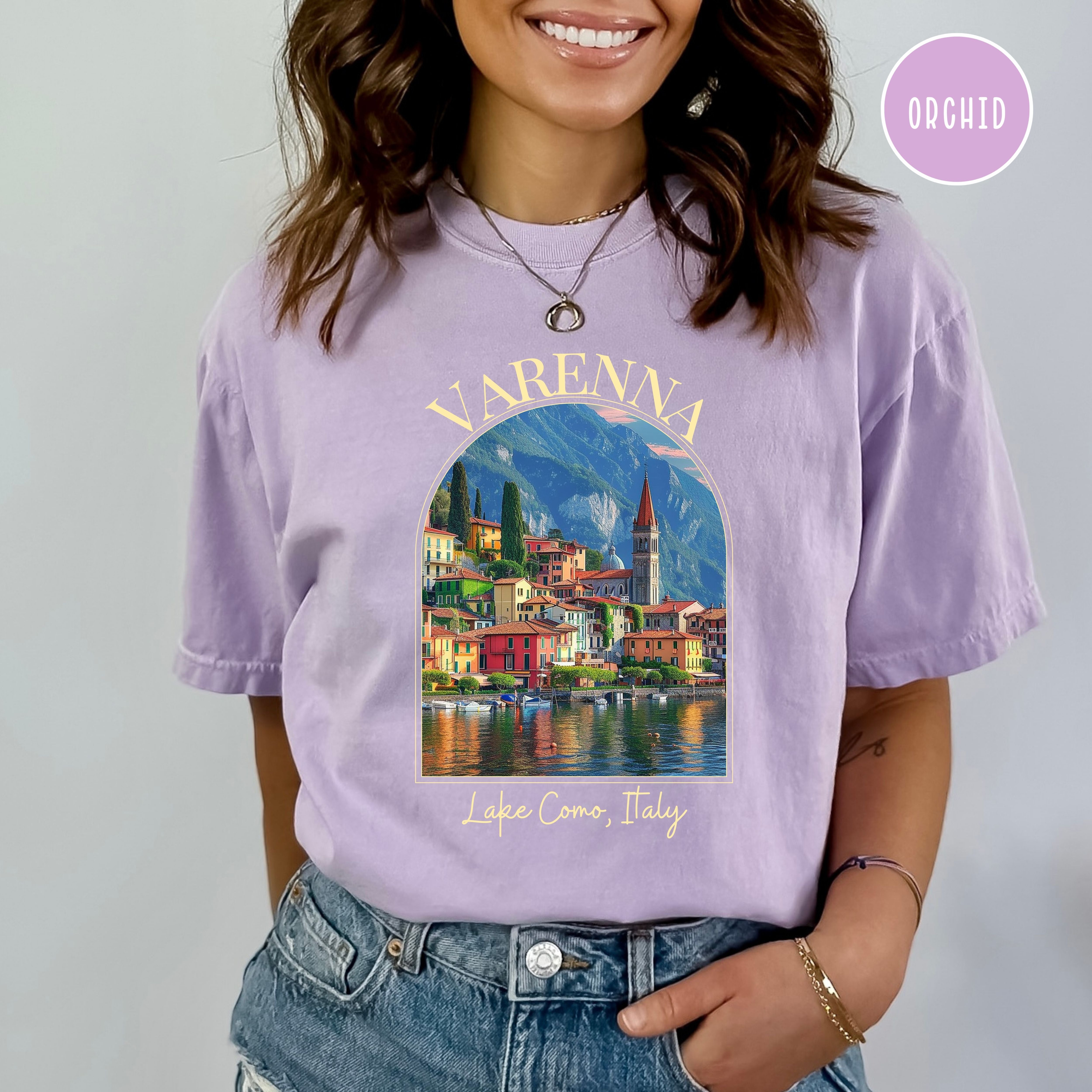 Varenna Lake Como Italy Comfort Colors® Tee