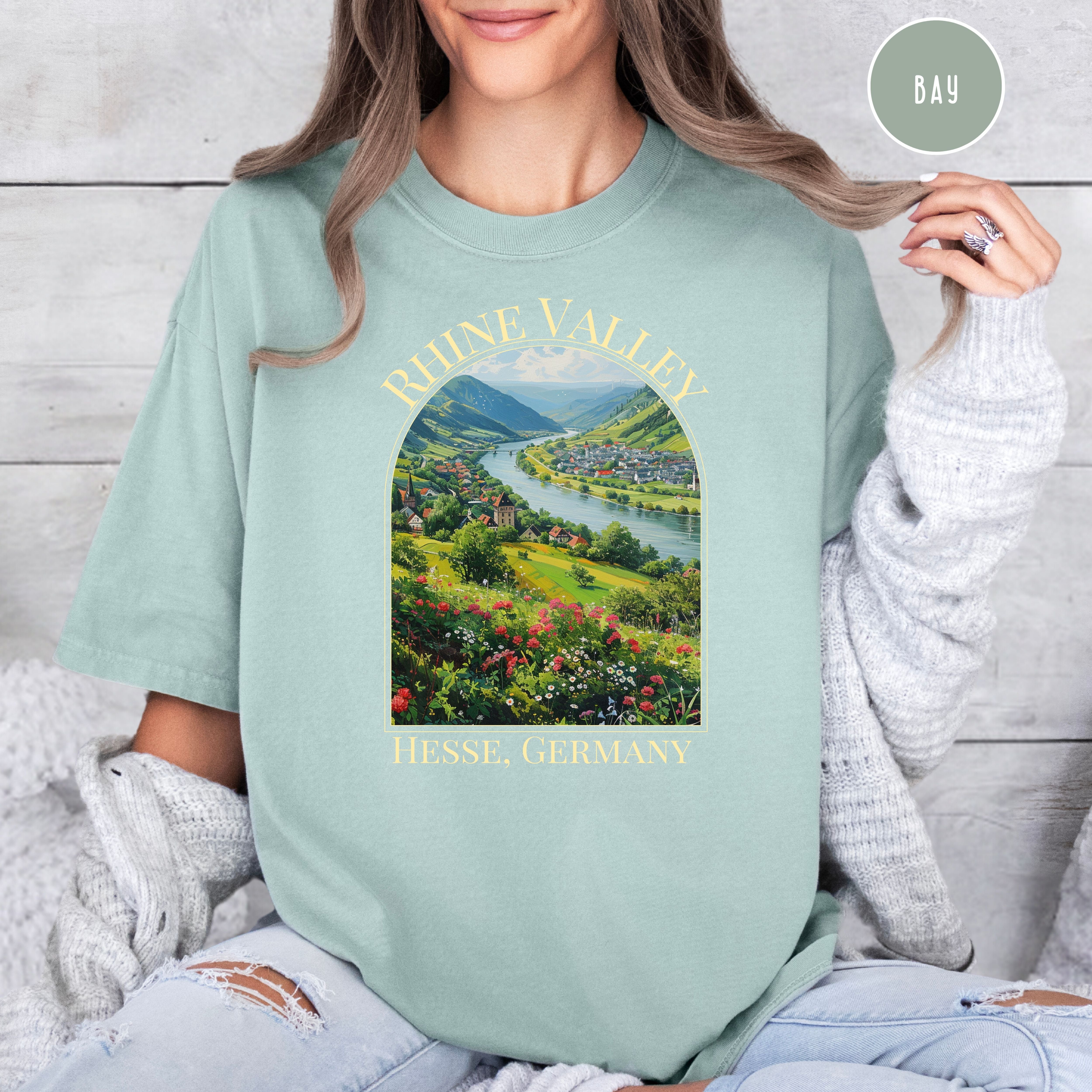 Rhine Valley Hesse Germany Comfort Colors® Tee