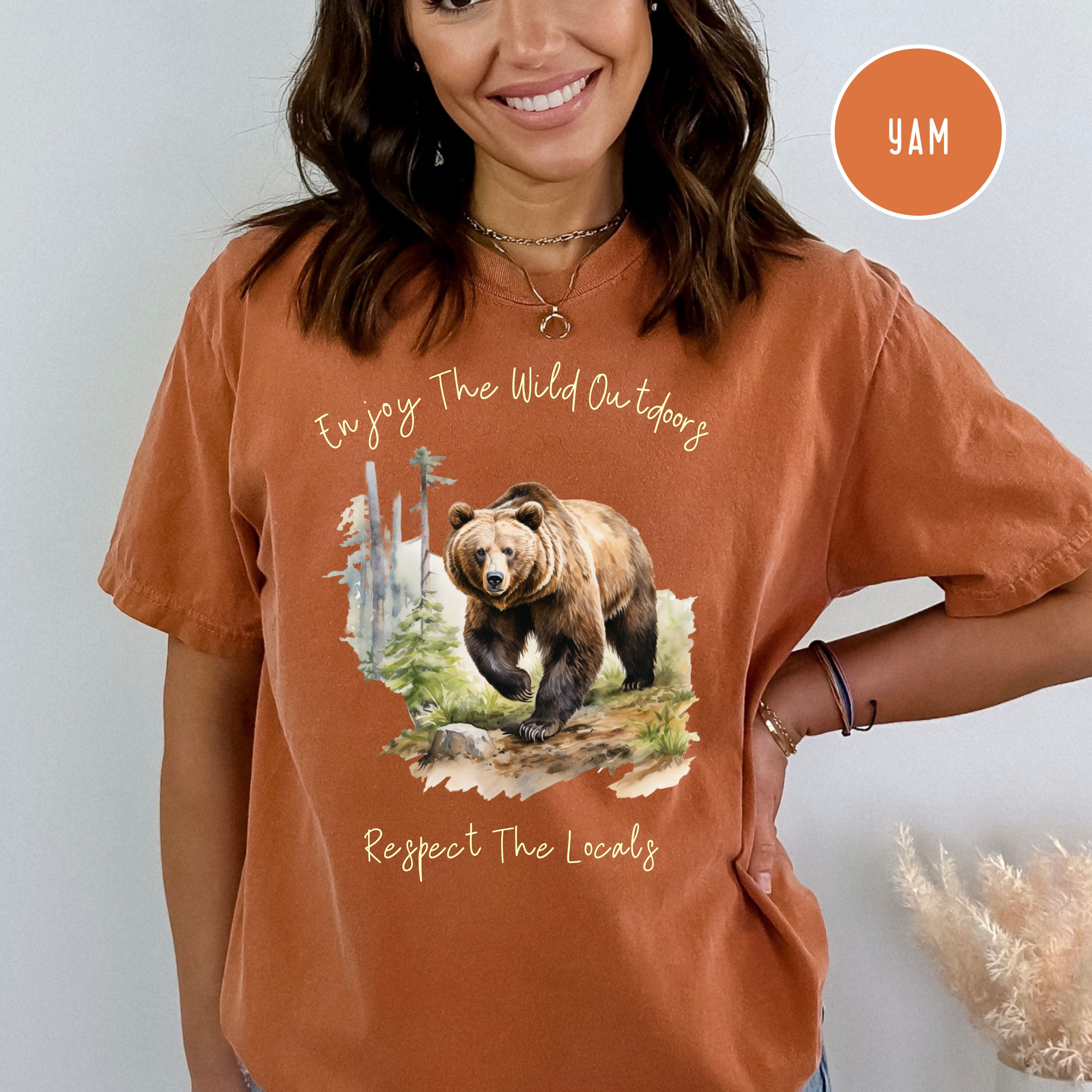 Nature Lover Respect the Locals Wild Outdoors Comfort Colors® Tee