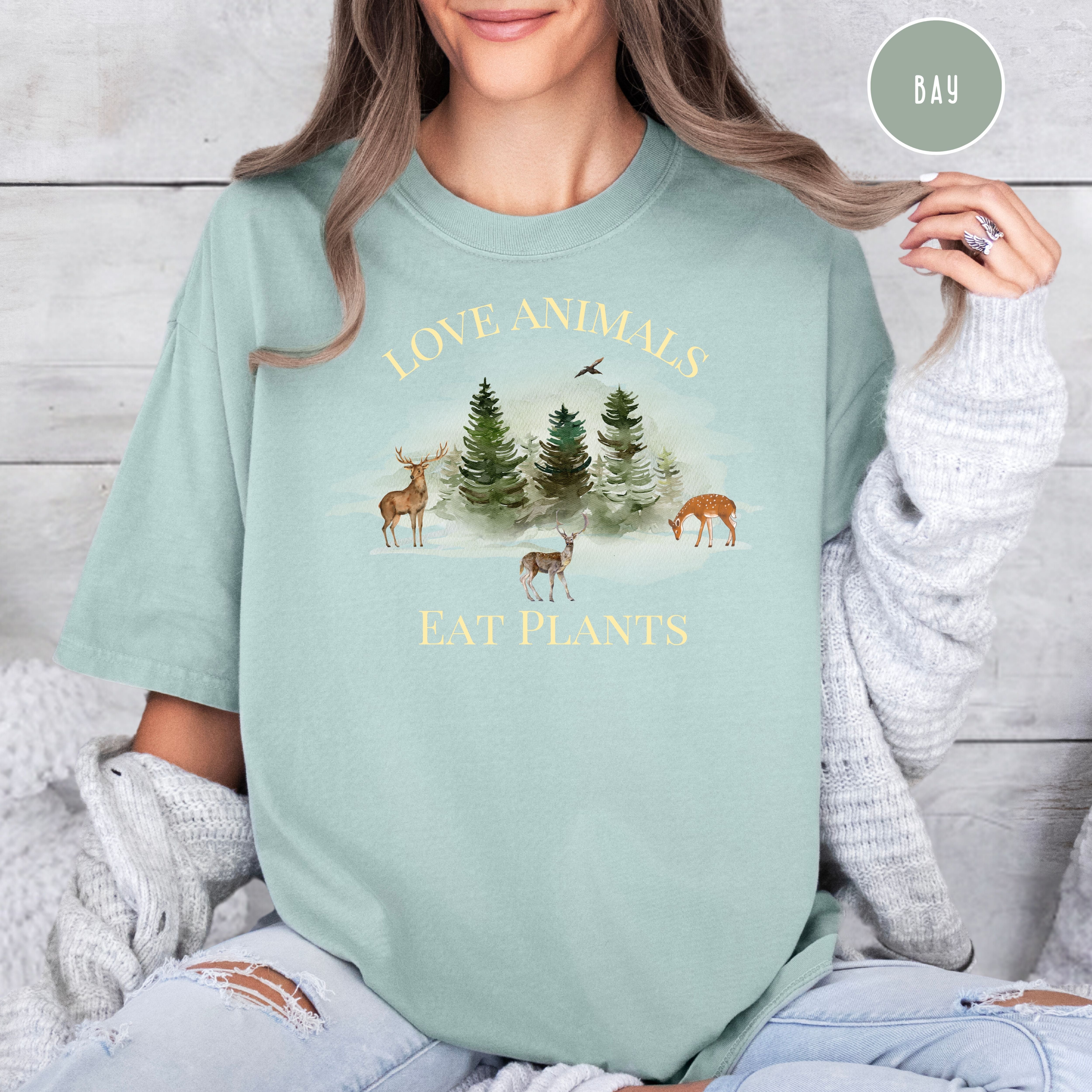 Love Animals Eat Plants Comfort Colors® Tee