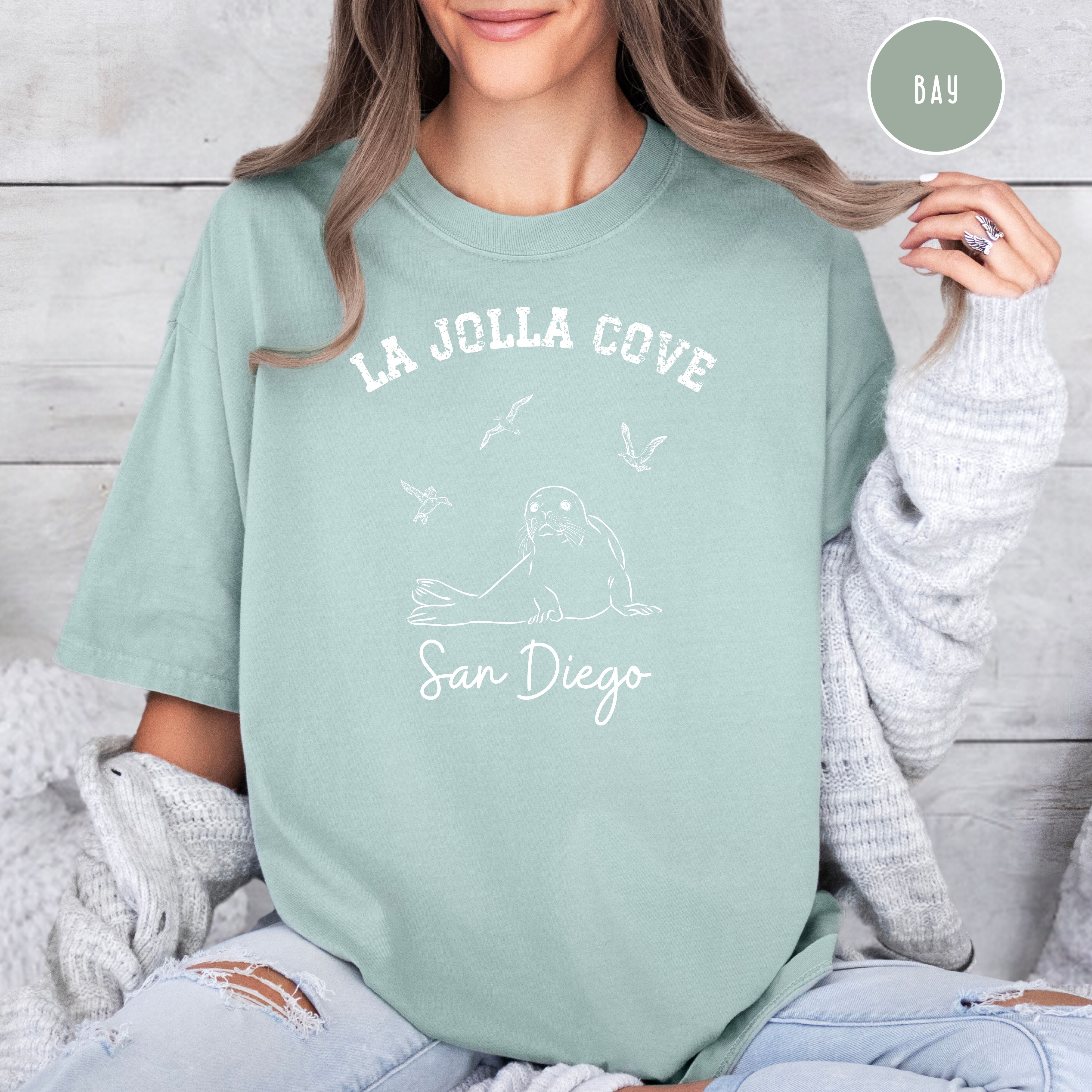 La Jolla Cove San Diego Sealion Comfort Colors® Tee