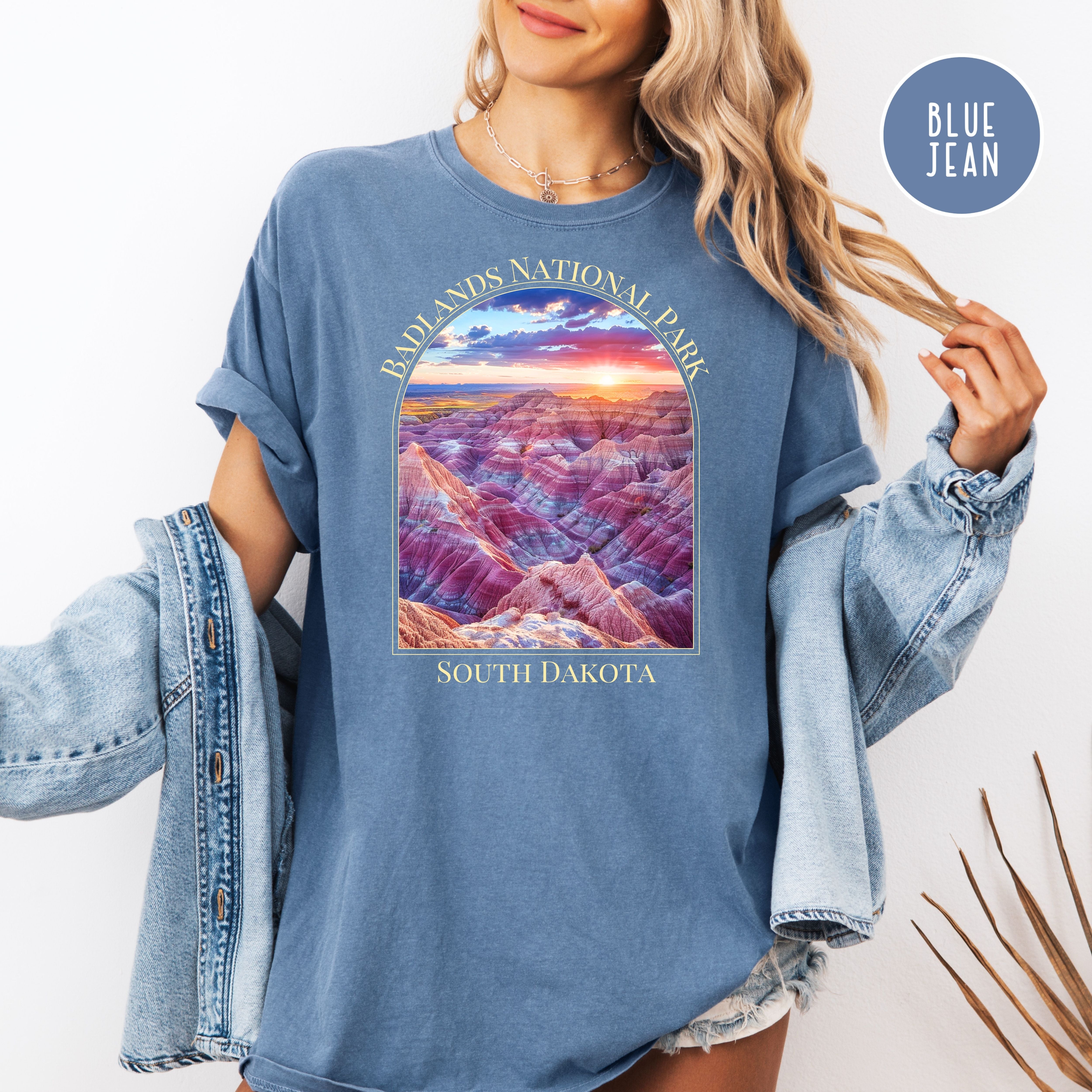 Badlands National Park South Dakota Comfort Colors Tee