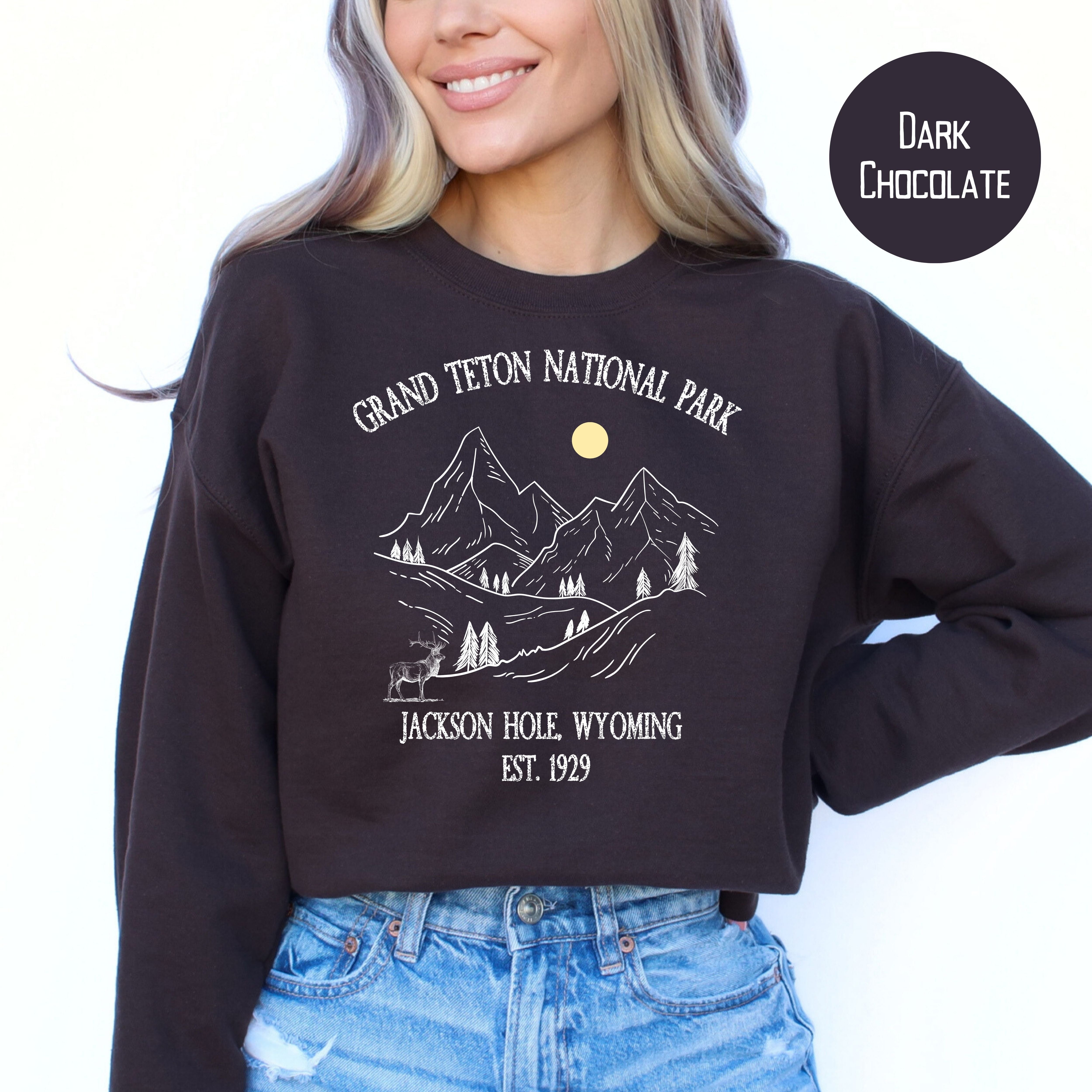 Grand Teton National Park Wyoming Travel Sweatshirt