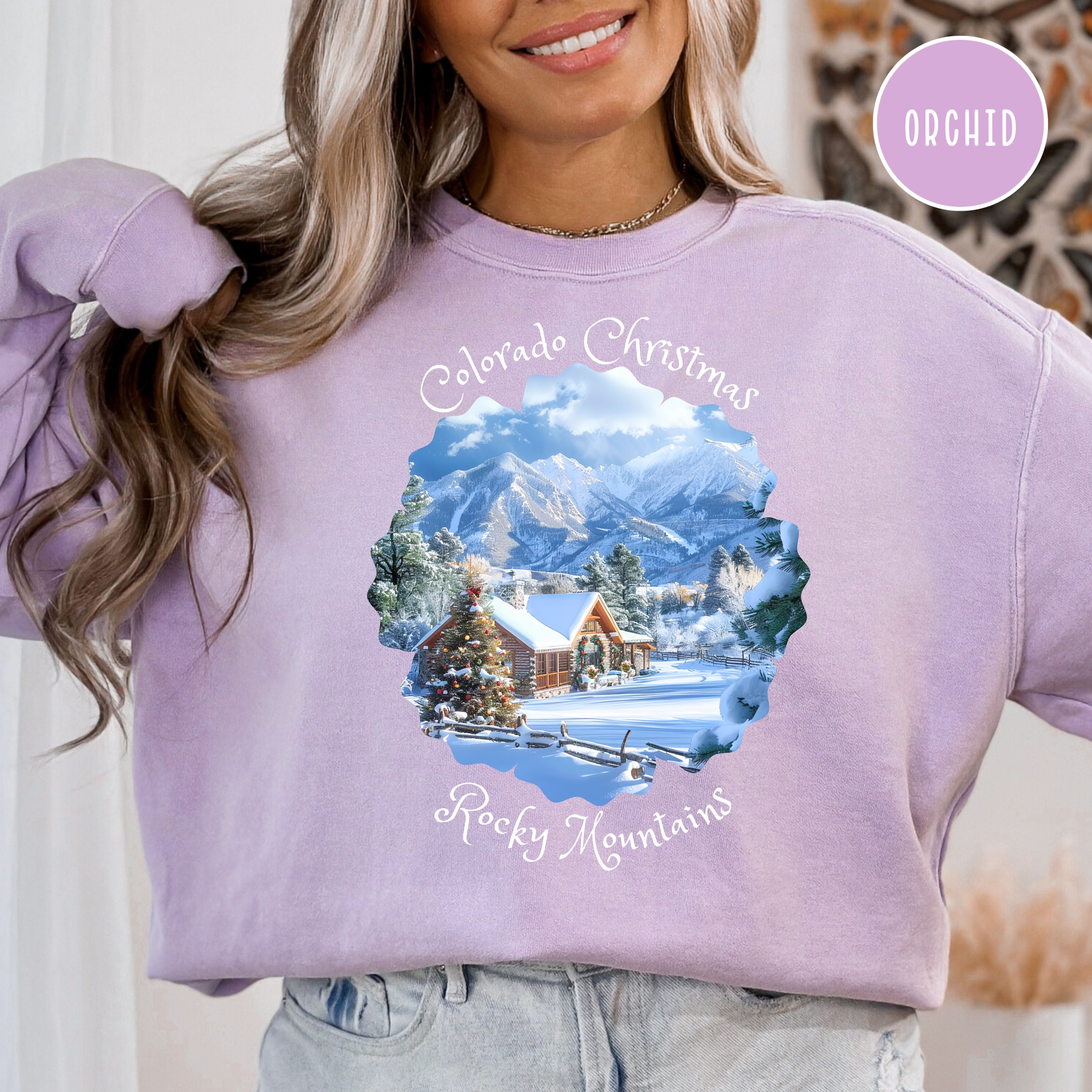 Colorado Christmas Comfort Colors® Sweatshirt