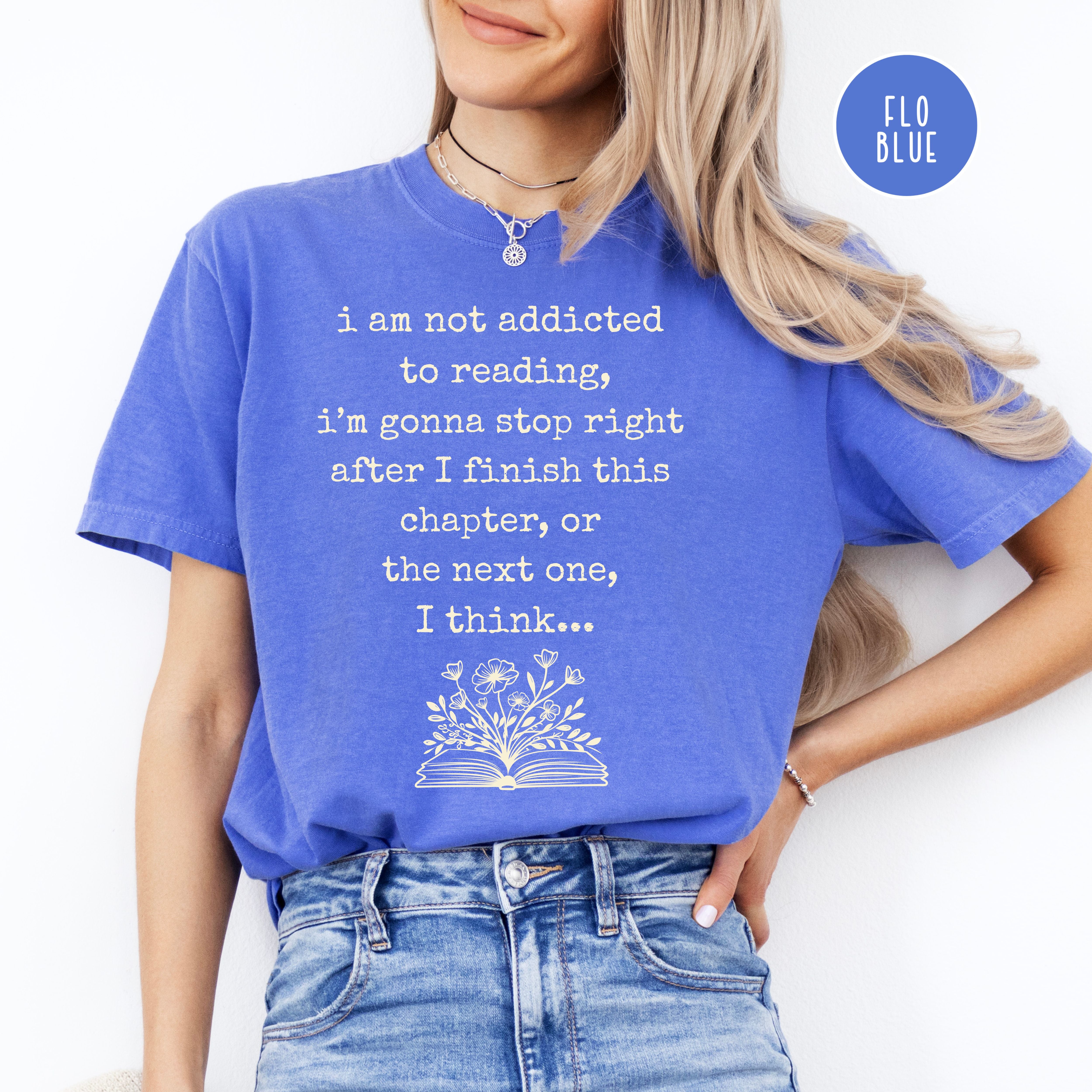 Funny Gift Shirt for Book Lover Comfort Colors Funny Book Club Tee Shirt