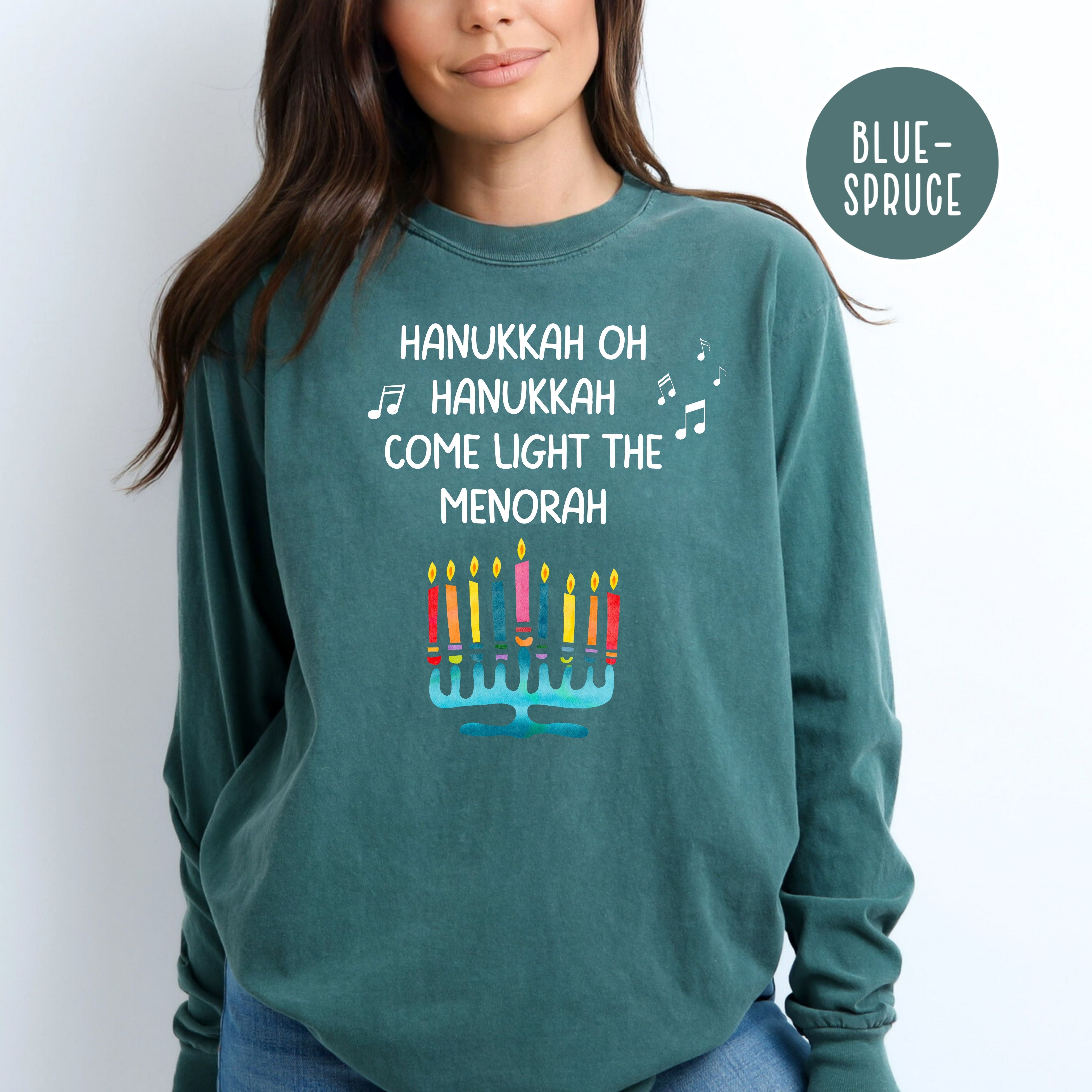 Chanukah Party Comfort Colors® Long Sleeve Tee