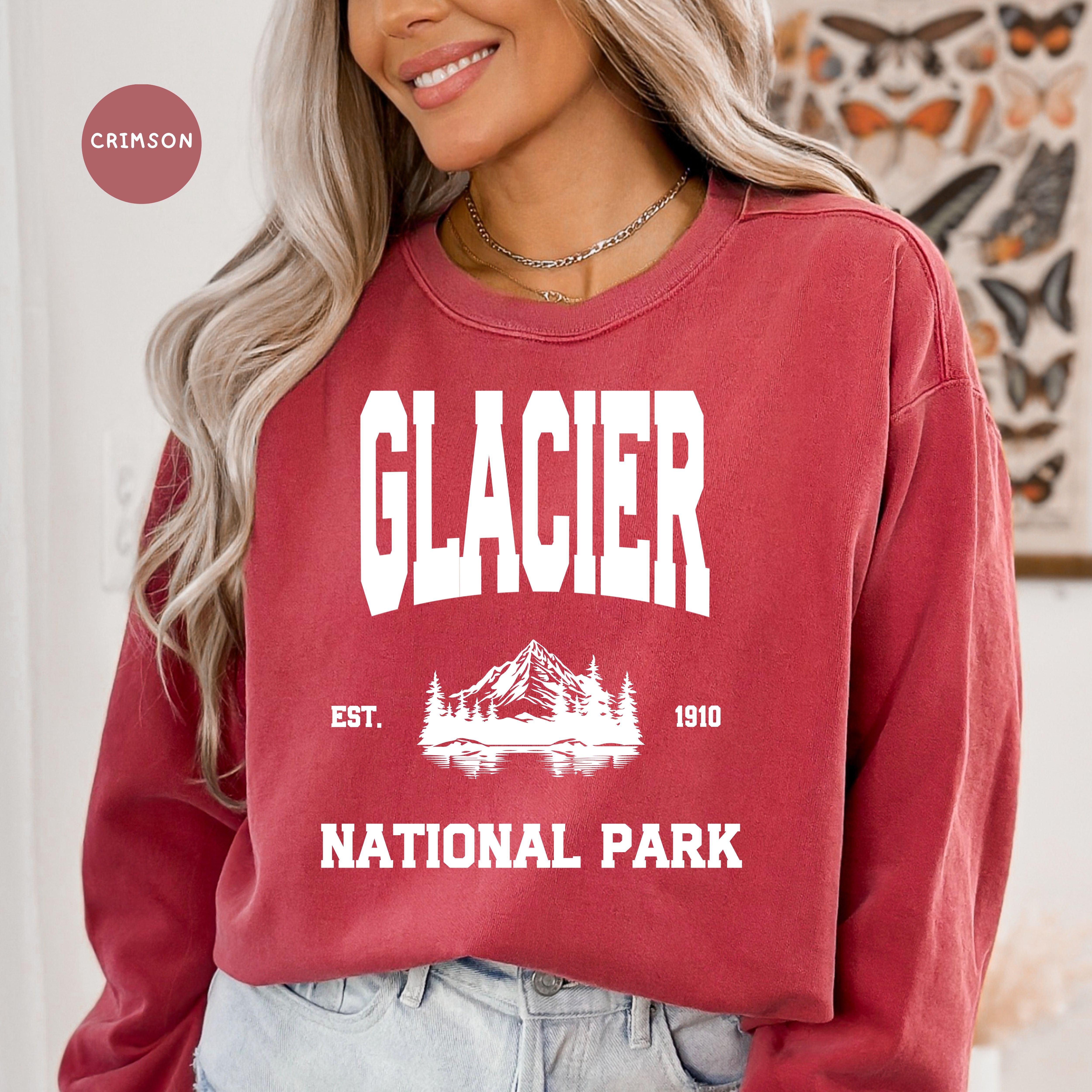 Glacier National Park Montana Comfort Colors® Sweatshirt